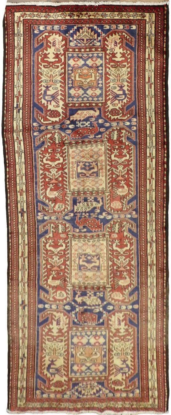 Hand-knotted vintage Persian runner | Wool | Hand-knotted vs hand-tufted rugs