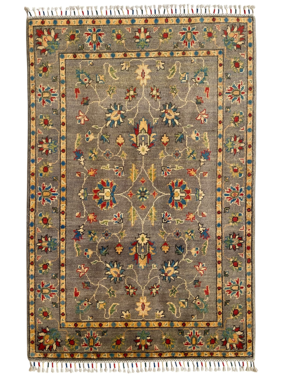 Afghani Rug 4x6 size range tribal laid flat