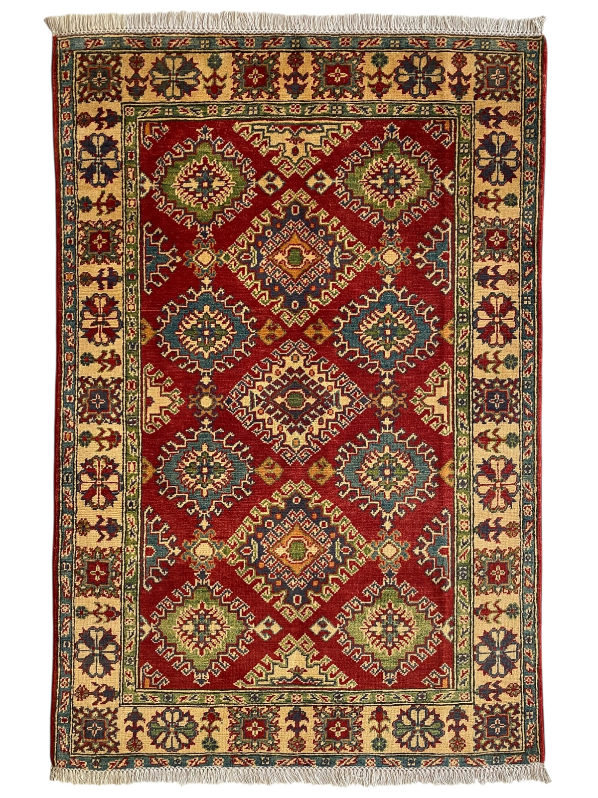 Afghani Rug 4x6 size range tribal laid flat