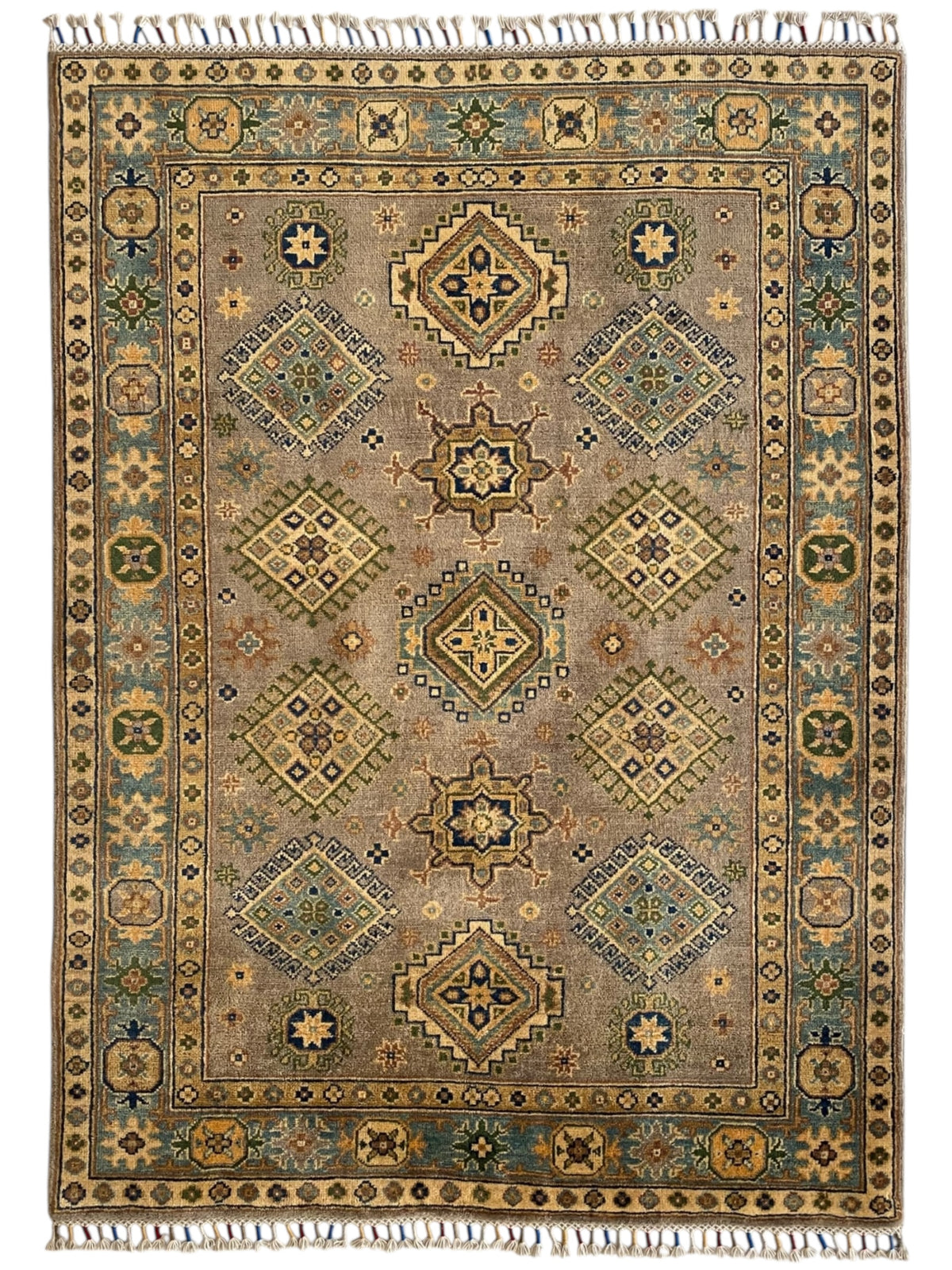 Afghani Rug 5x8 size range tribal laid flat