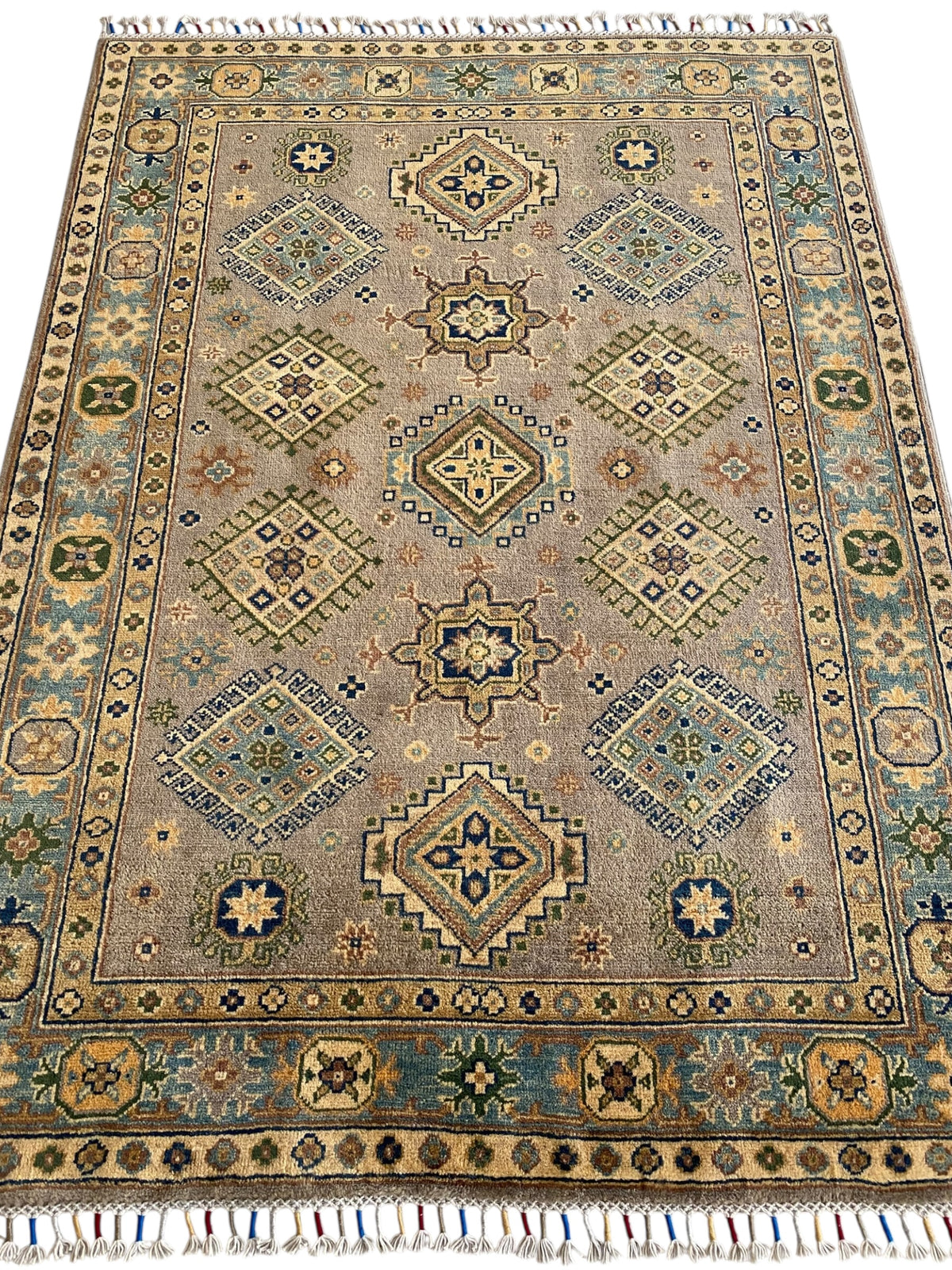 Afghani Rug 5x8 size range tribal laid flat