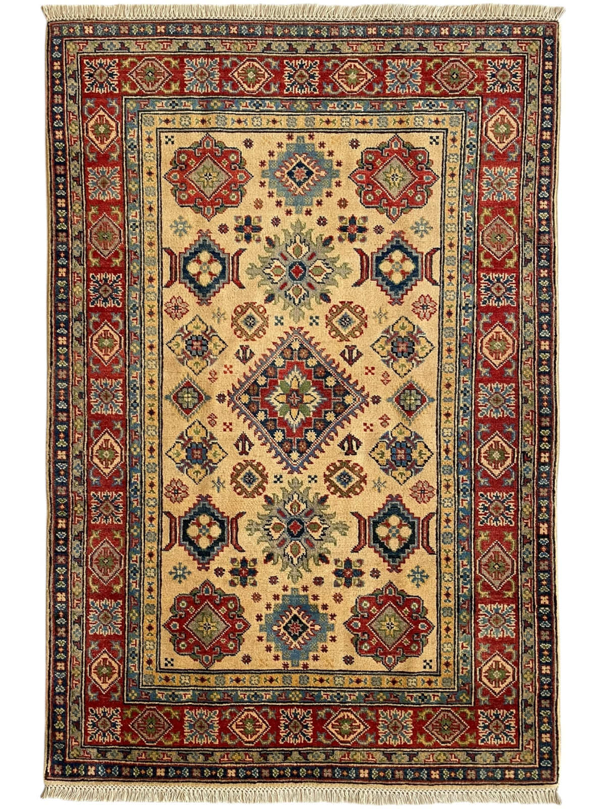 Afghani Rug 4x6 size range tribal laid flat