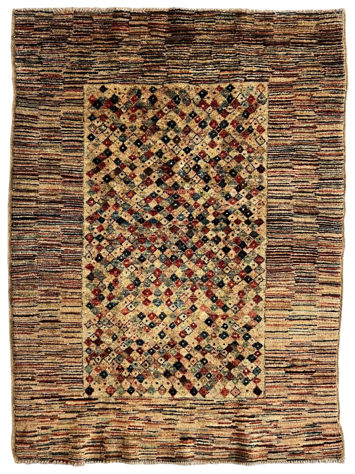 Afghani Rug 4x6 size range tribal laid flat