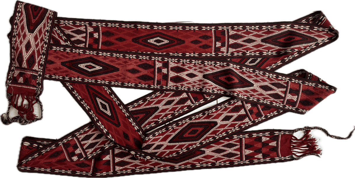 Antique Yomut 'Yomoud' Tent Band, Late 1800s to Early 1900s, view 2