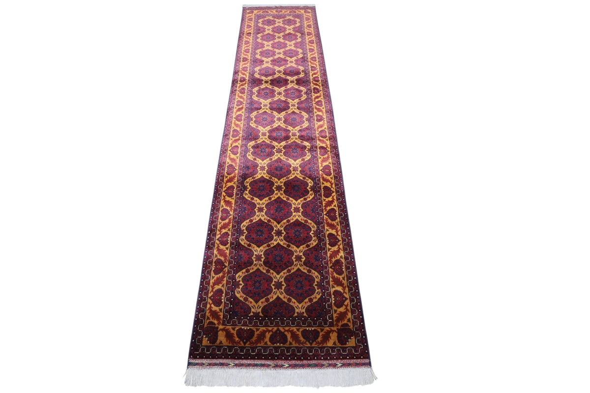 Afghani Runner runner size range tribal laid flat