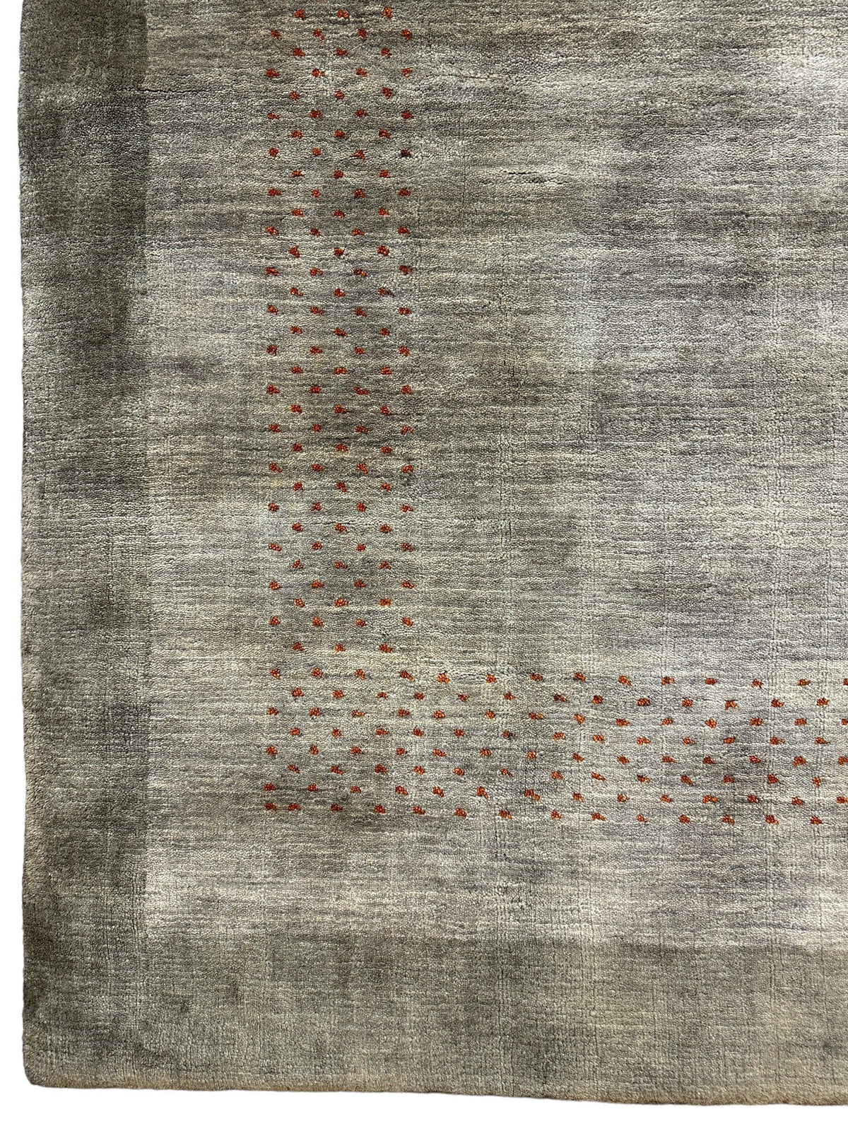 Dalyn Gabbeh Rug 4' x 6', Handmade Wool, Gray, view 2
