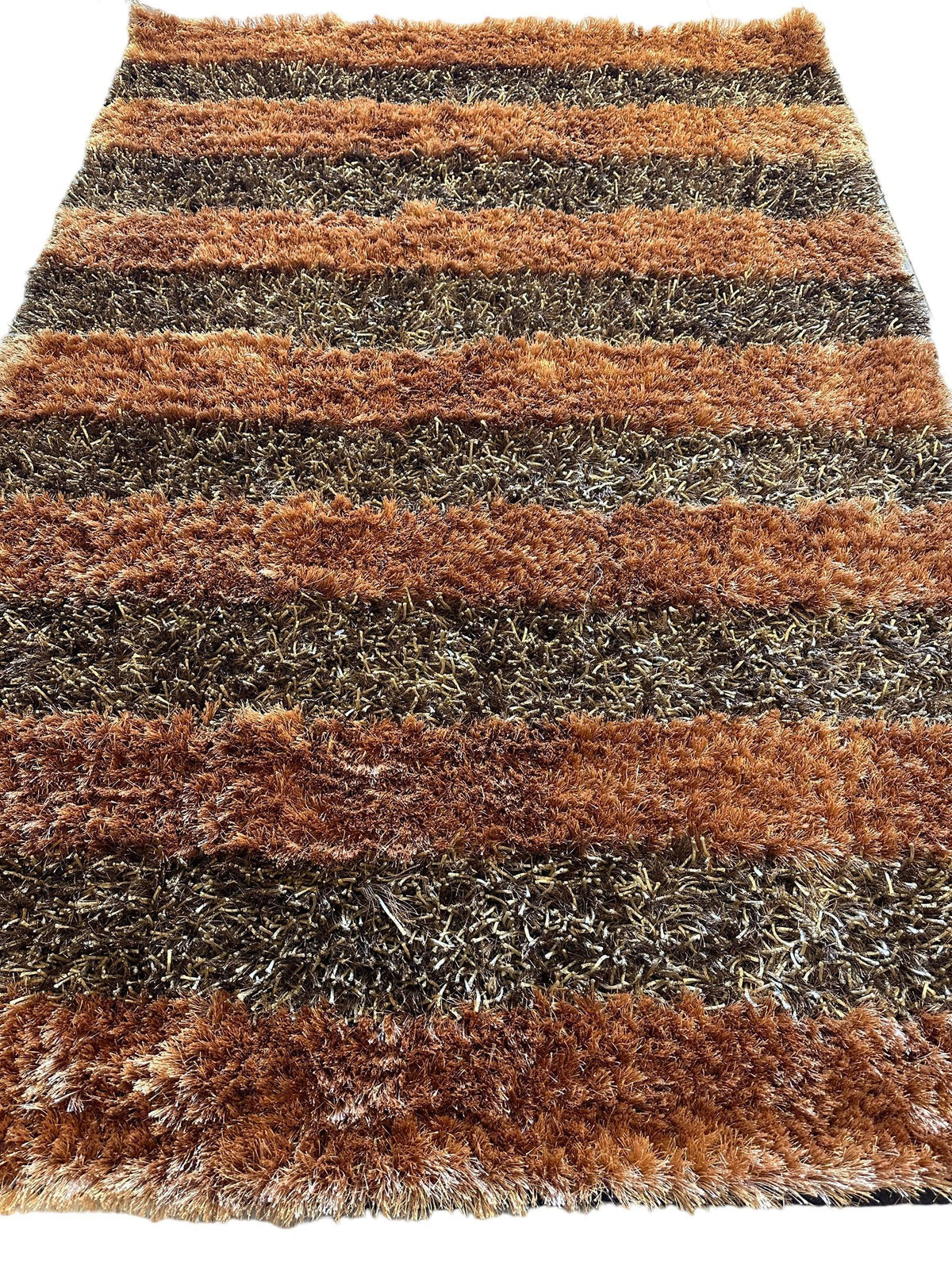 Handwoven Multi-Tone 2” Shag Rug 4 x 6, view 2