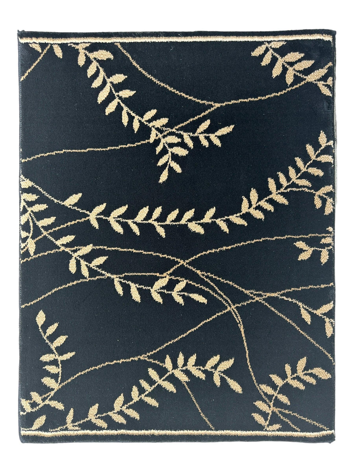 Karastan Demitri Sample Rug 31" x 32", Machine-Made, Tostada Black