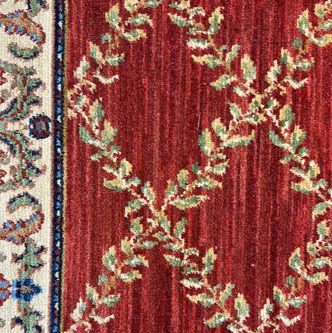 Karastan William Morris Lattice Sample Rug 24" x 30", Wool, Red, view 2