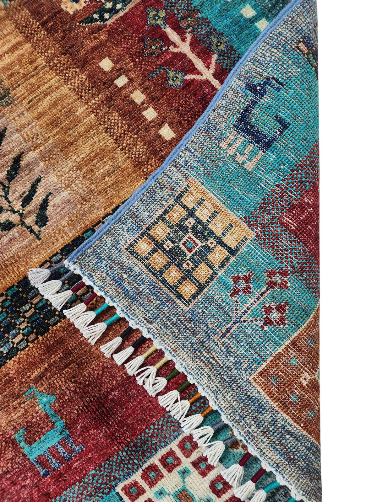 Afghani Rug 4x6 size range tribal laid flat
