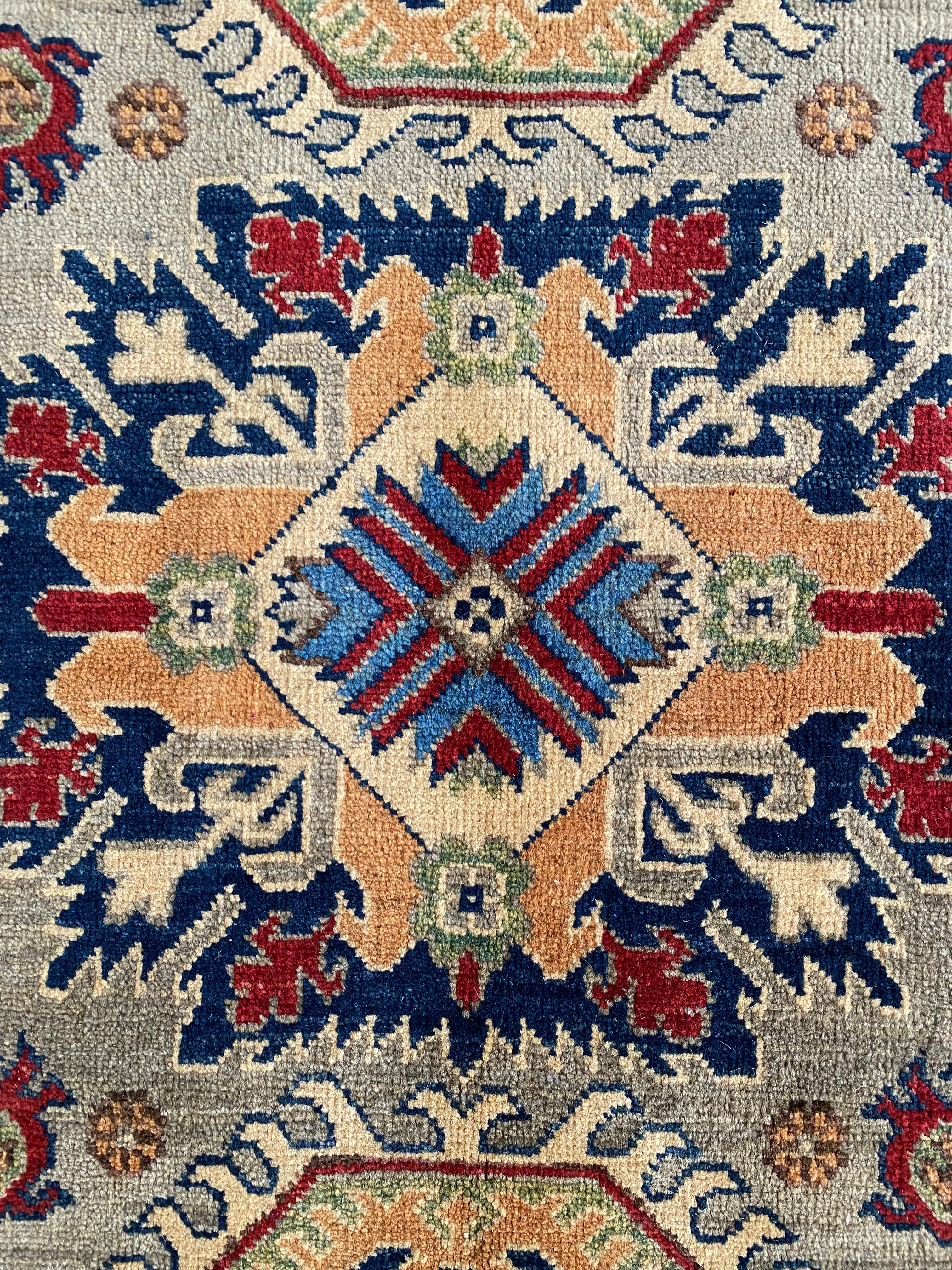 Afghani Rug 3x4 size range tribal laid flat