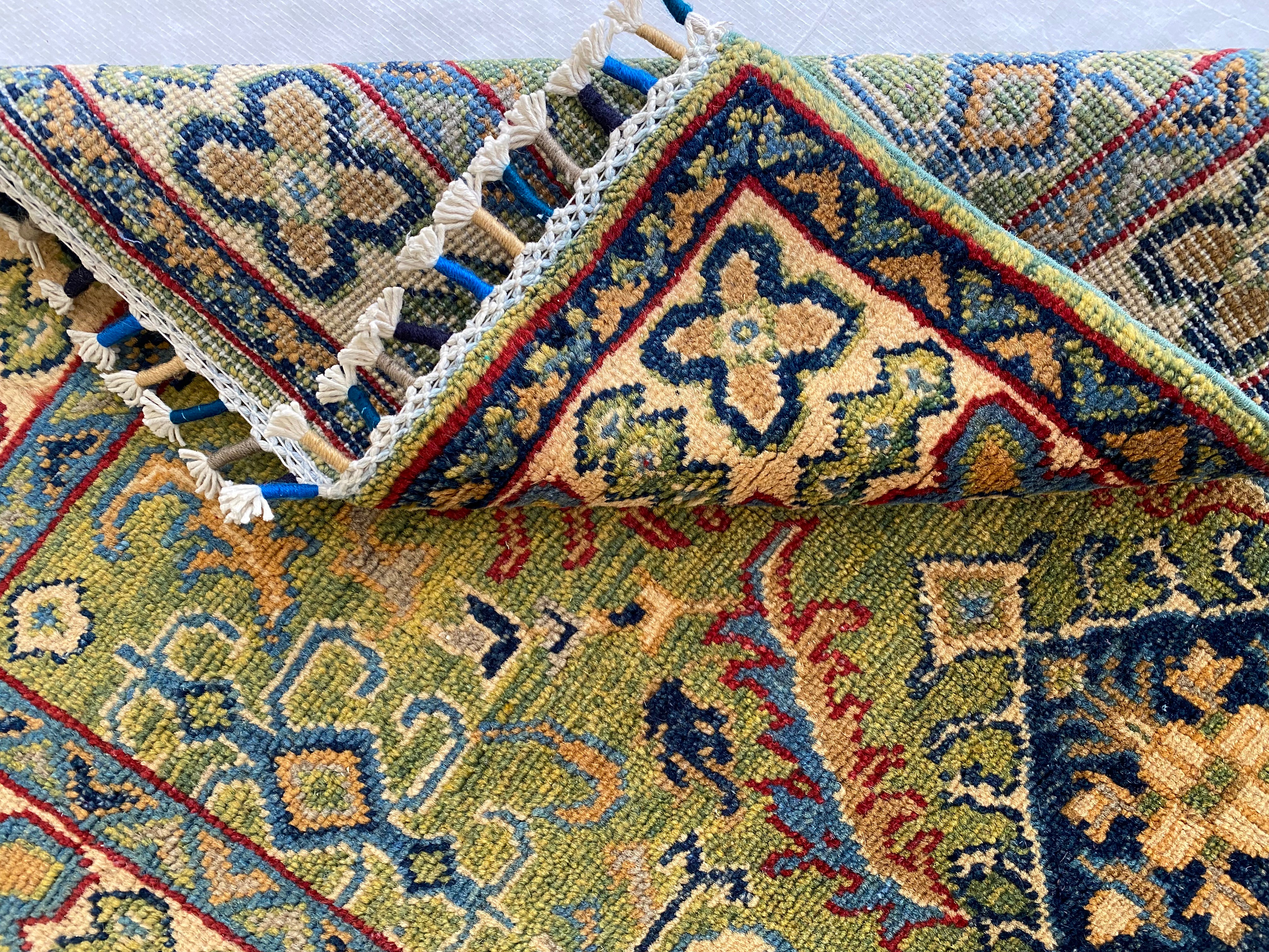 Afghani Rug 3x4 size range tribal laid flat
