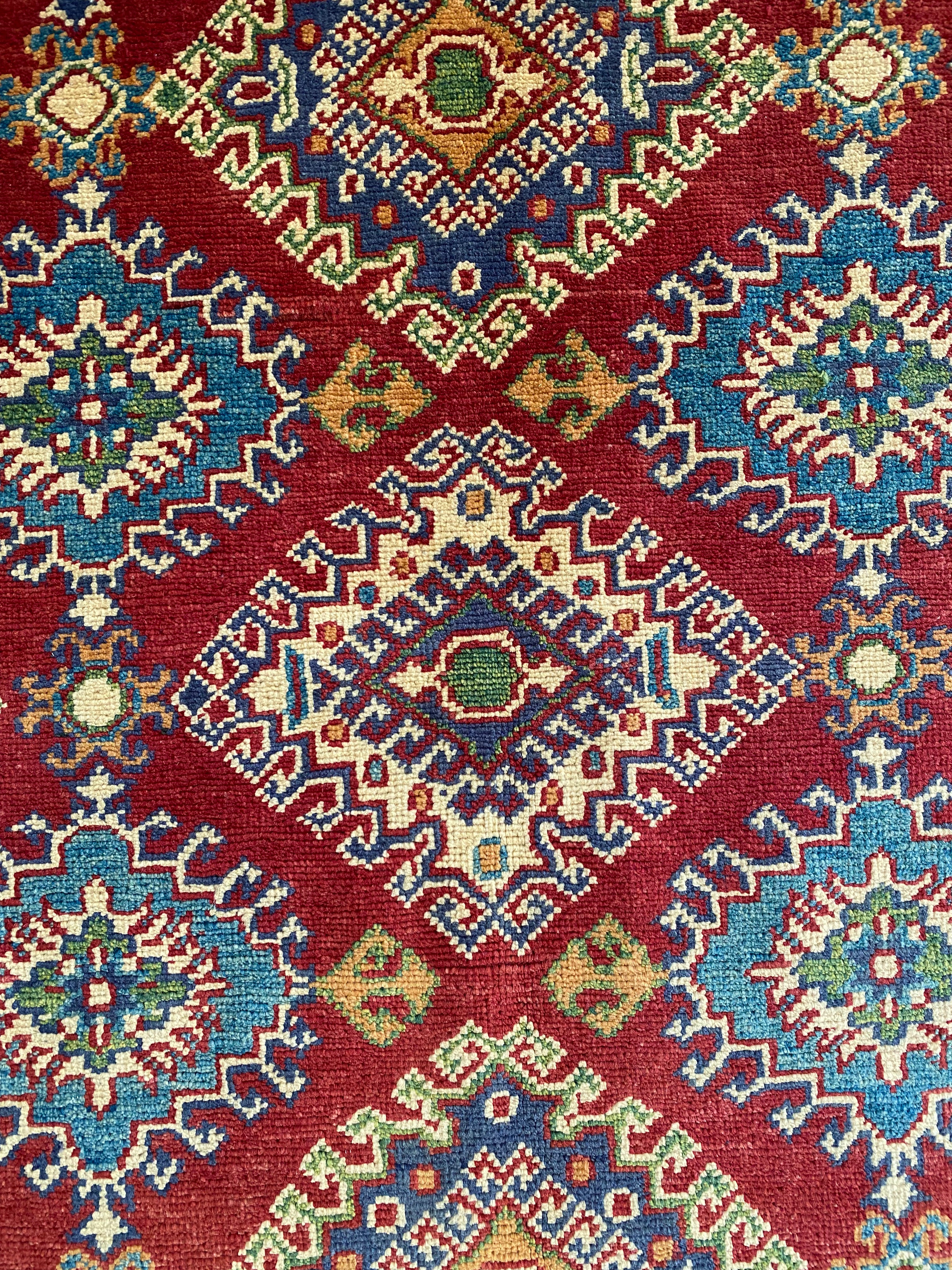 Afghani Rug 4x6 size range tribal laid flat