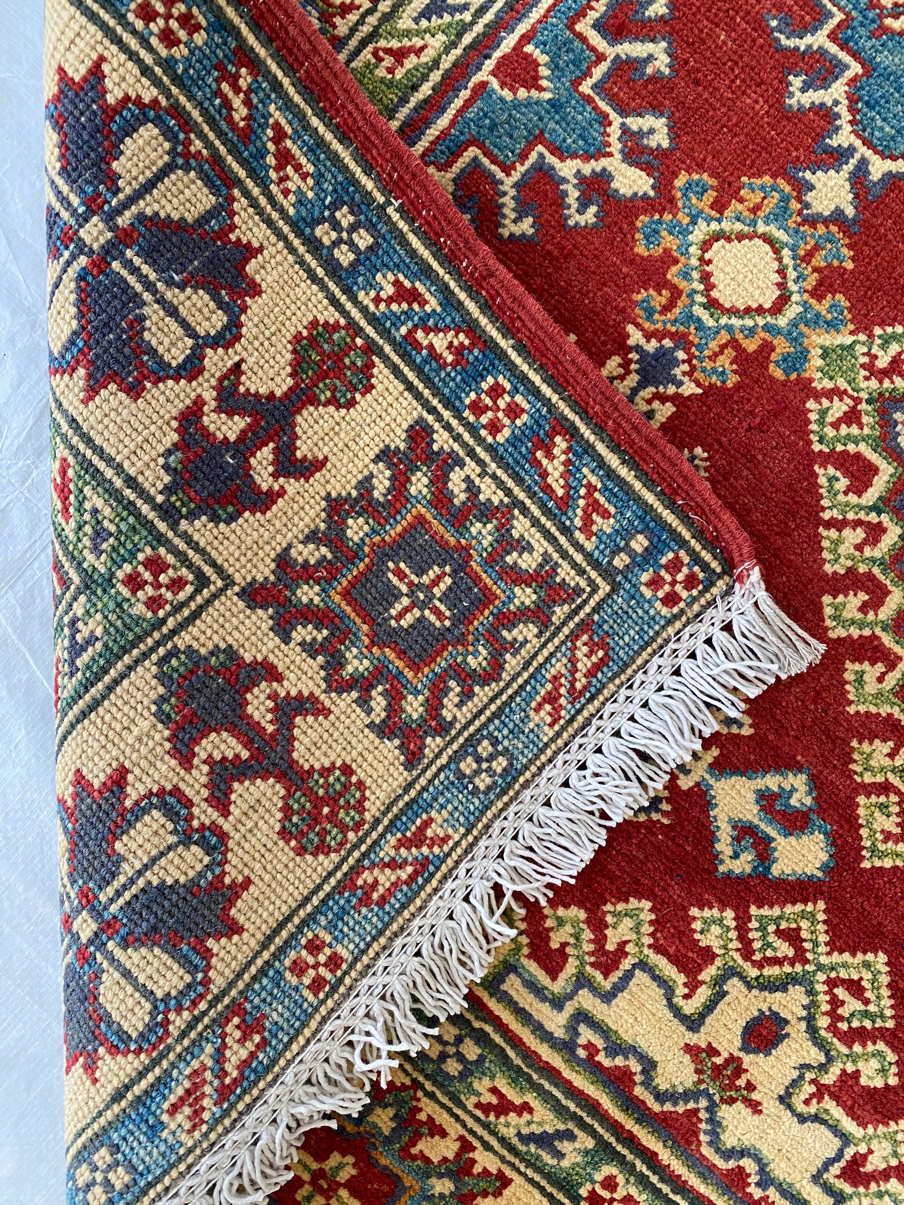 Afghani Rug 4x6 size range tribal laid flat