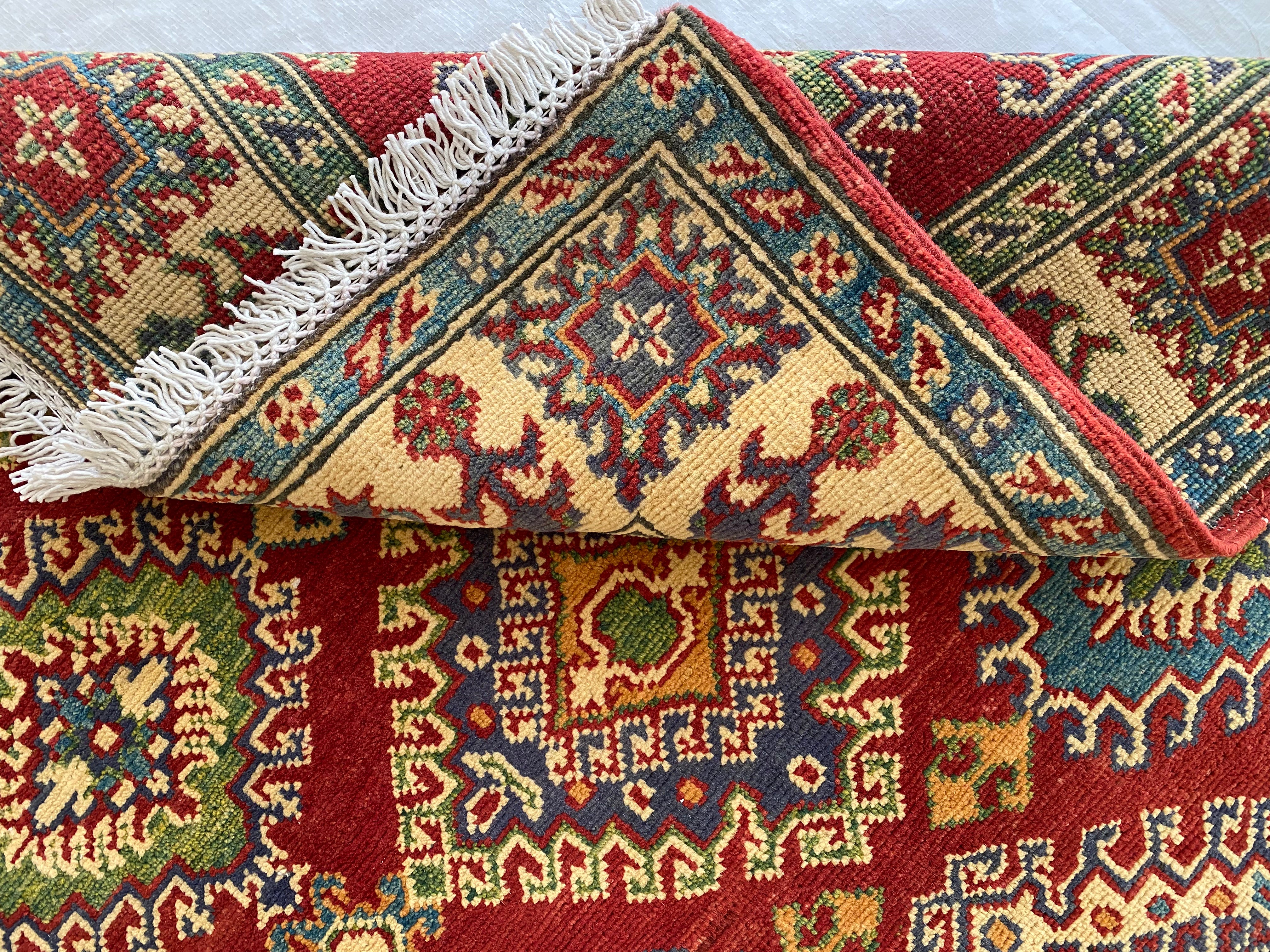 Afghani Rug 4x6 size range tribal laid flat