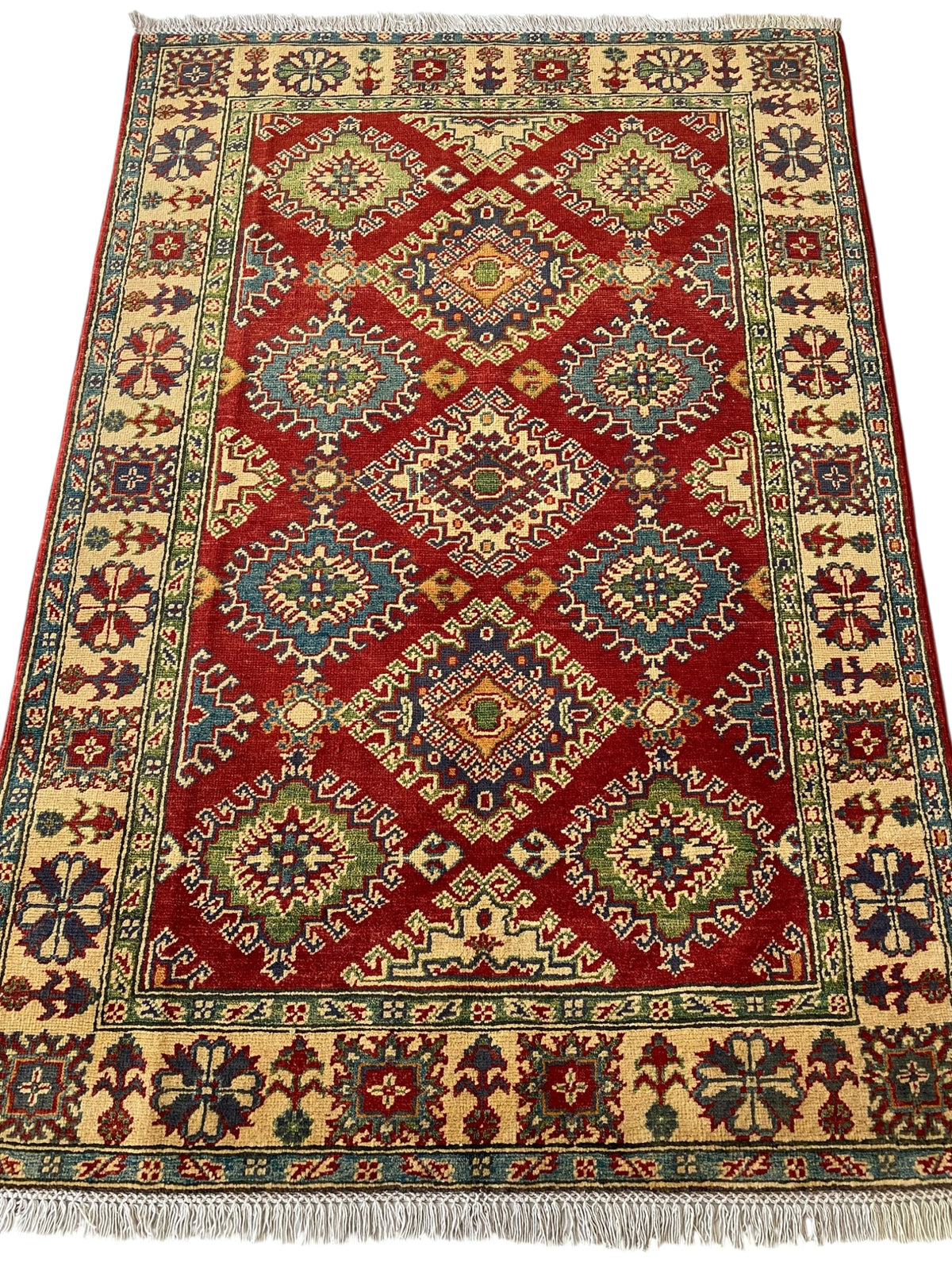 Afghani Rug 4x6 size range tribal laid flat