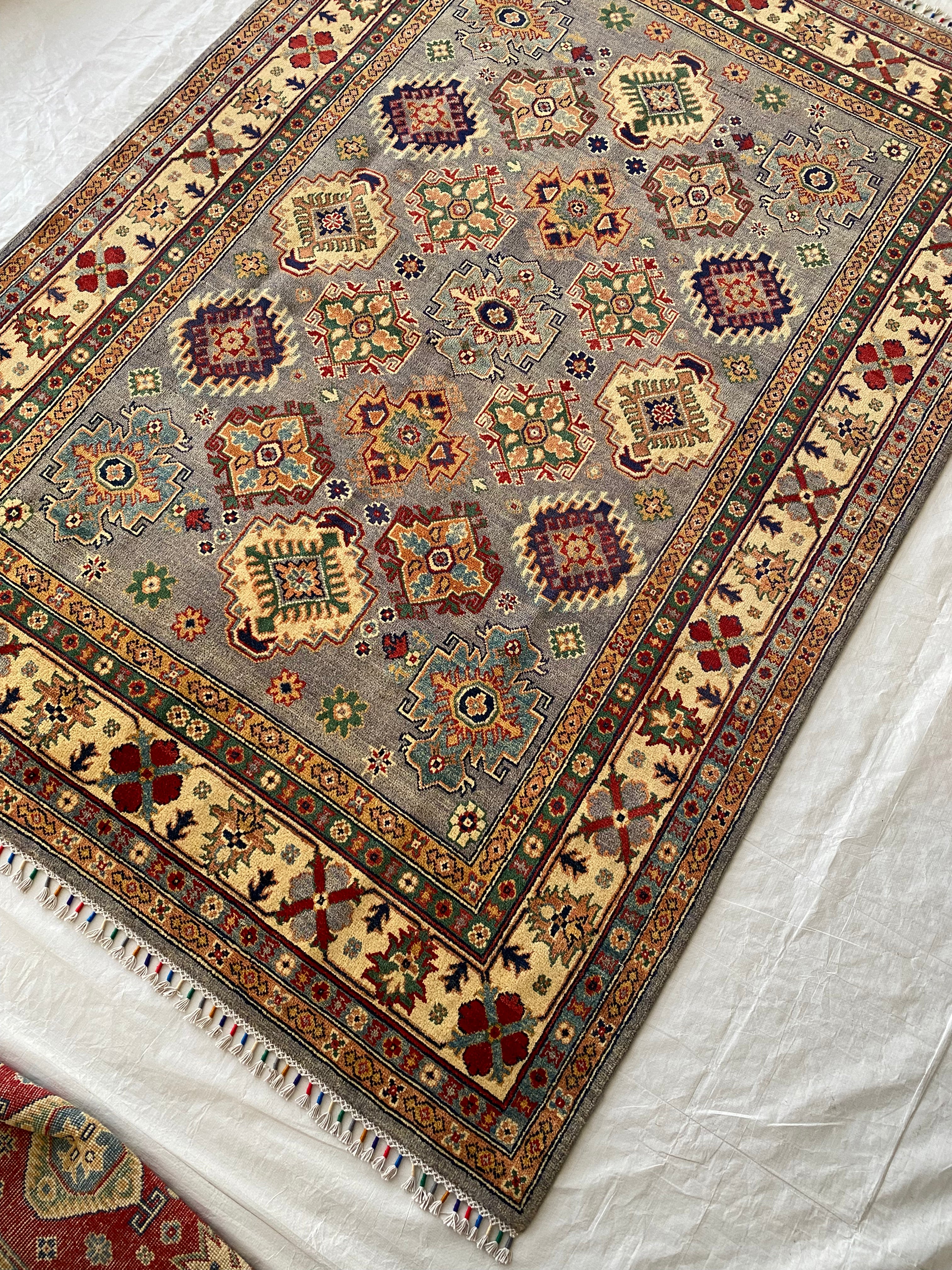 Afghani Rug 6x9 size range tribal laid flat
