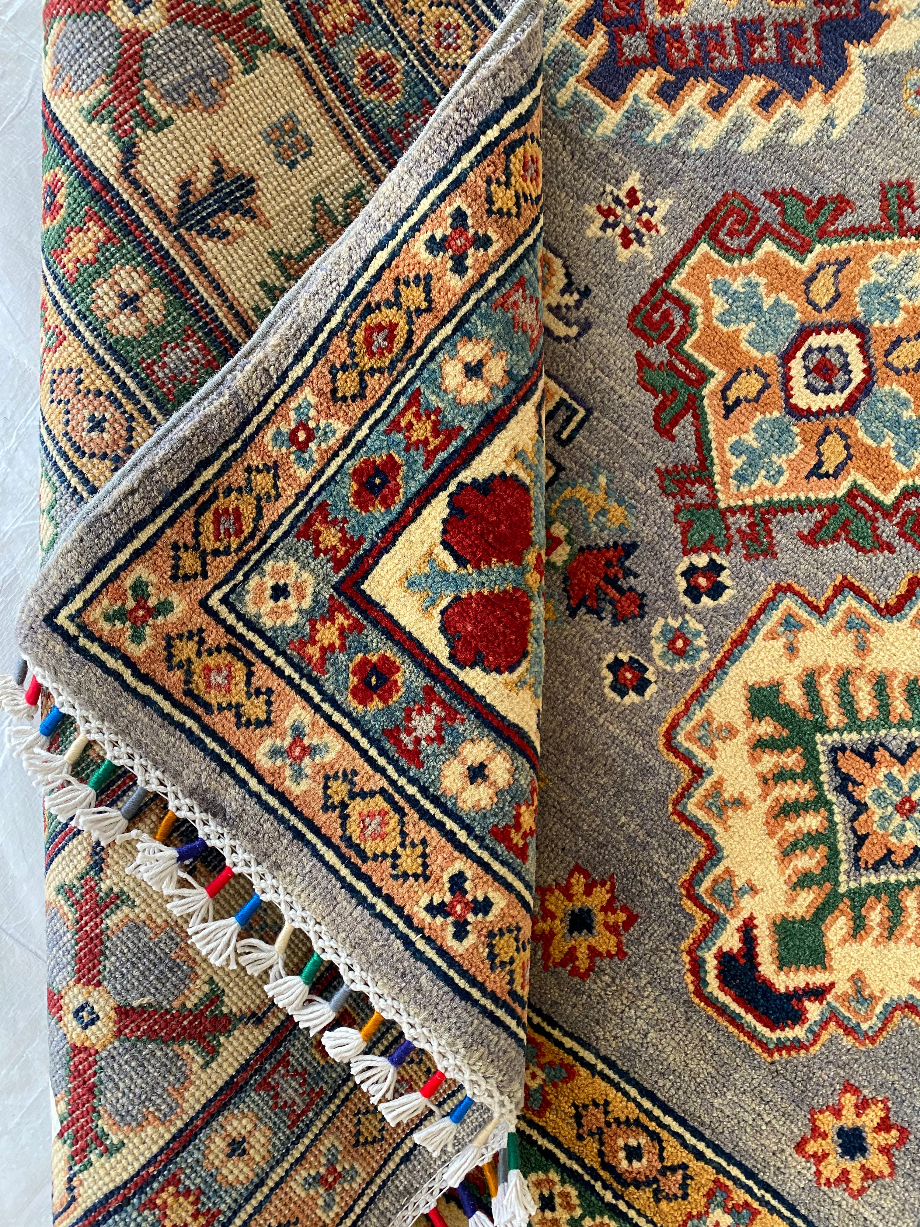 Afghani Rug 6x9 size range tribal laid flat