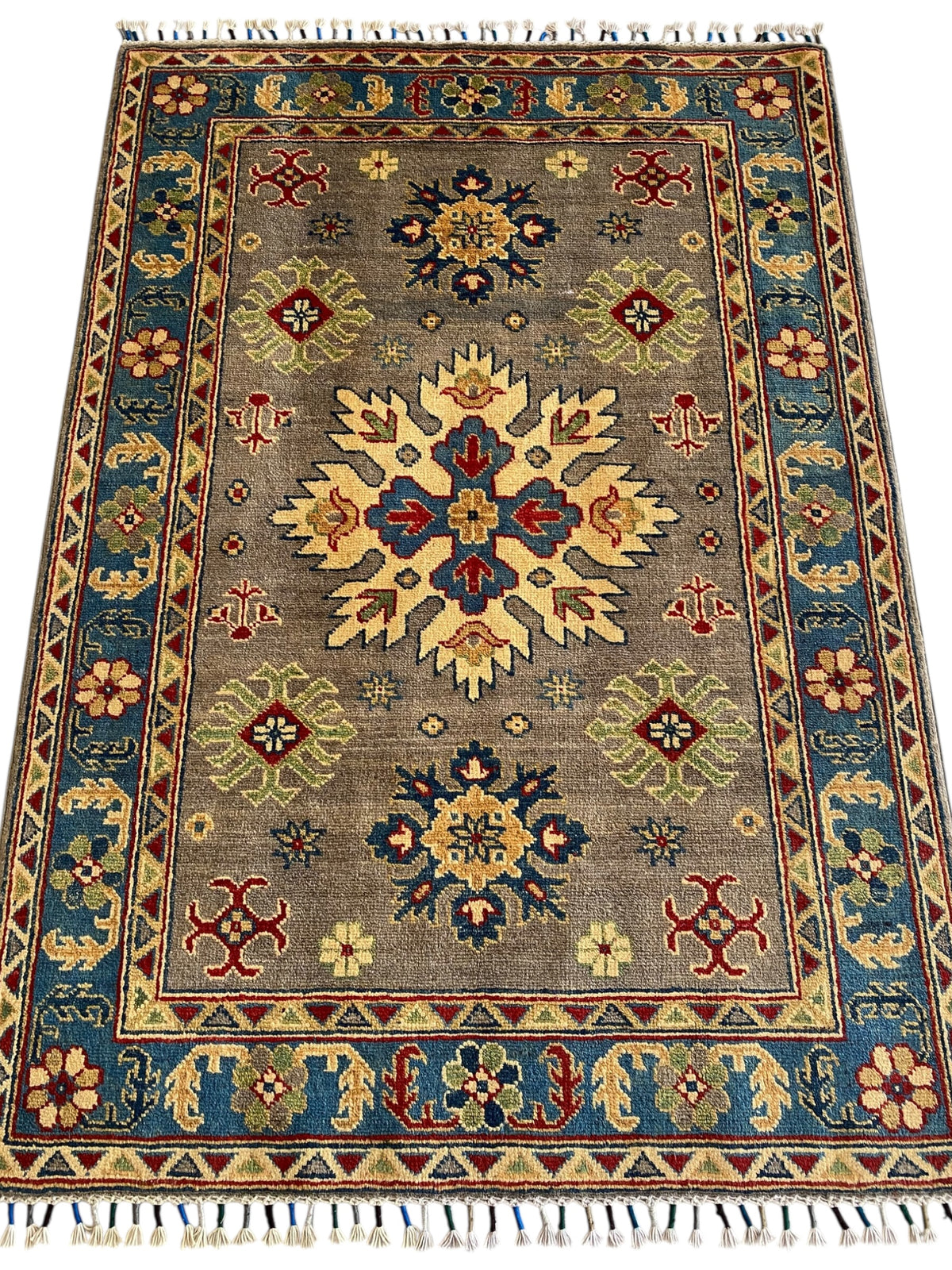 Afghani Rug 4x6 size range tribal laid flat
