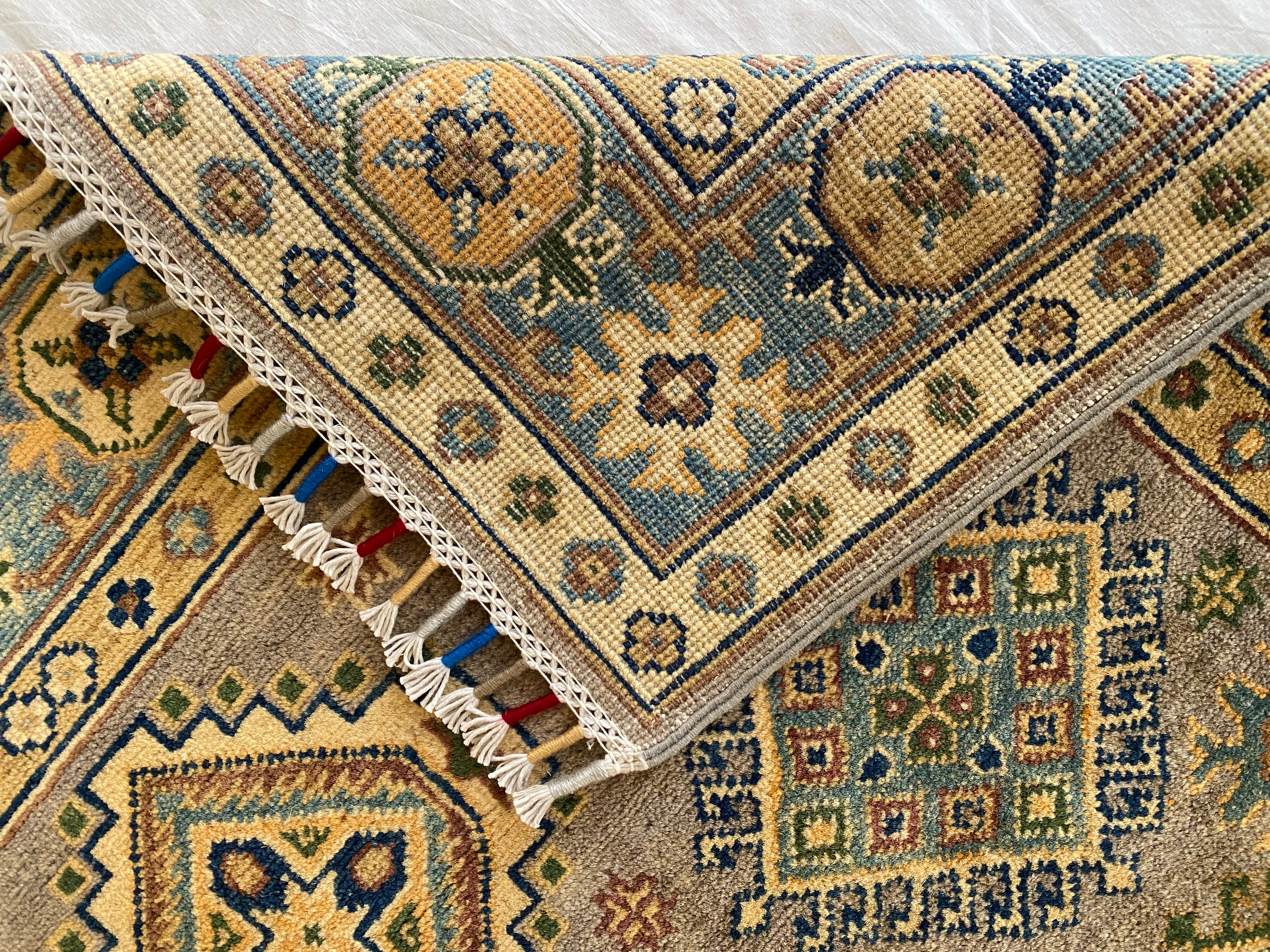 Afghani Rug 5x8 size range tribal laid flat