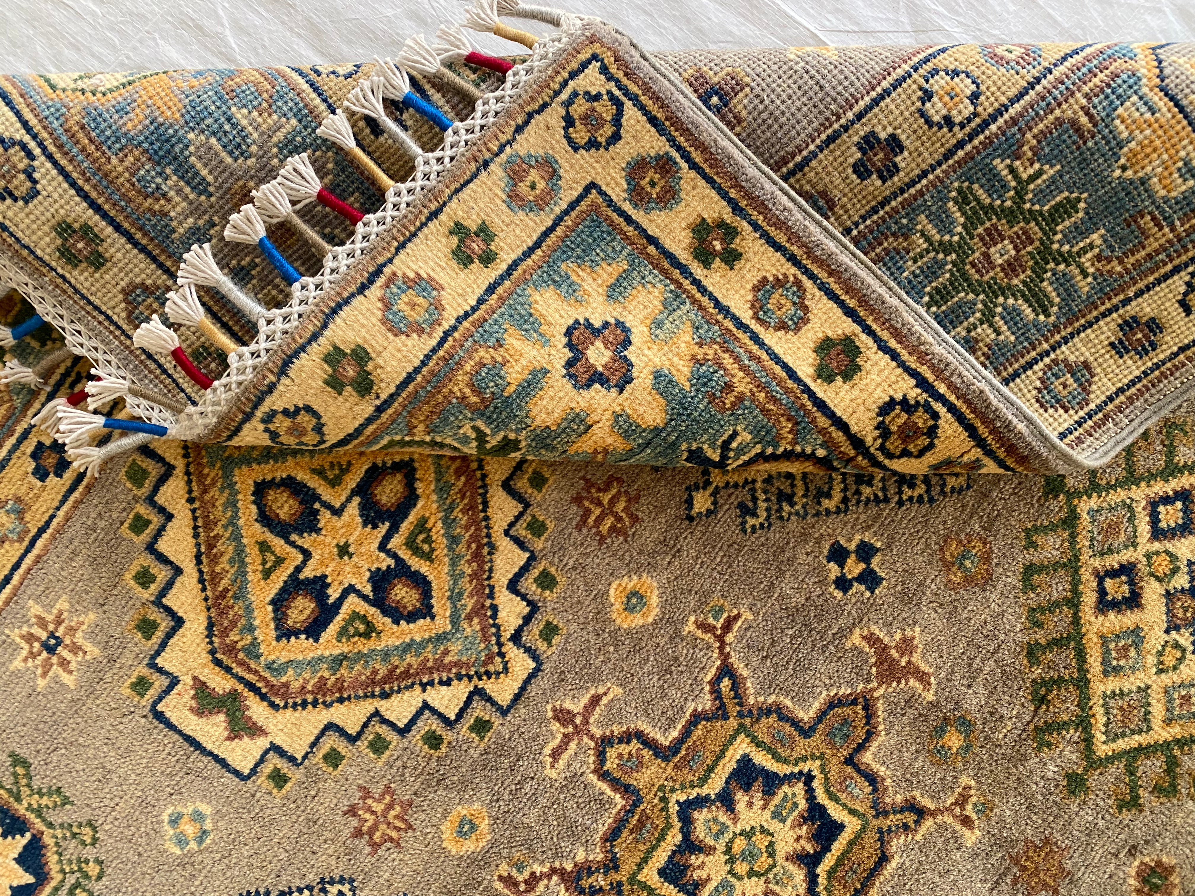 Afghani Rug 5x8 size range tribal laid flat
