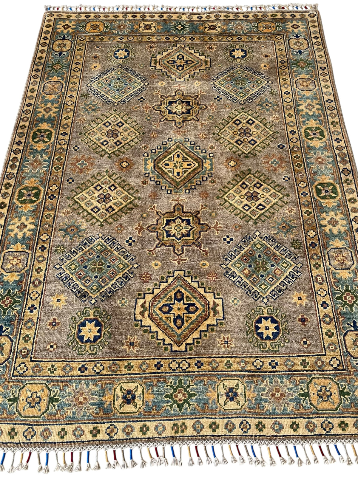 Afghani Rug 5x8 size range tribal laid flat
