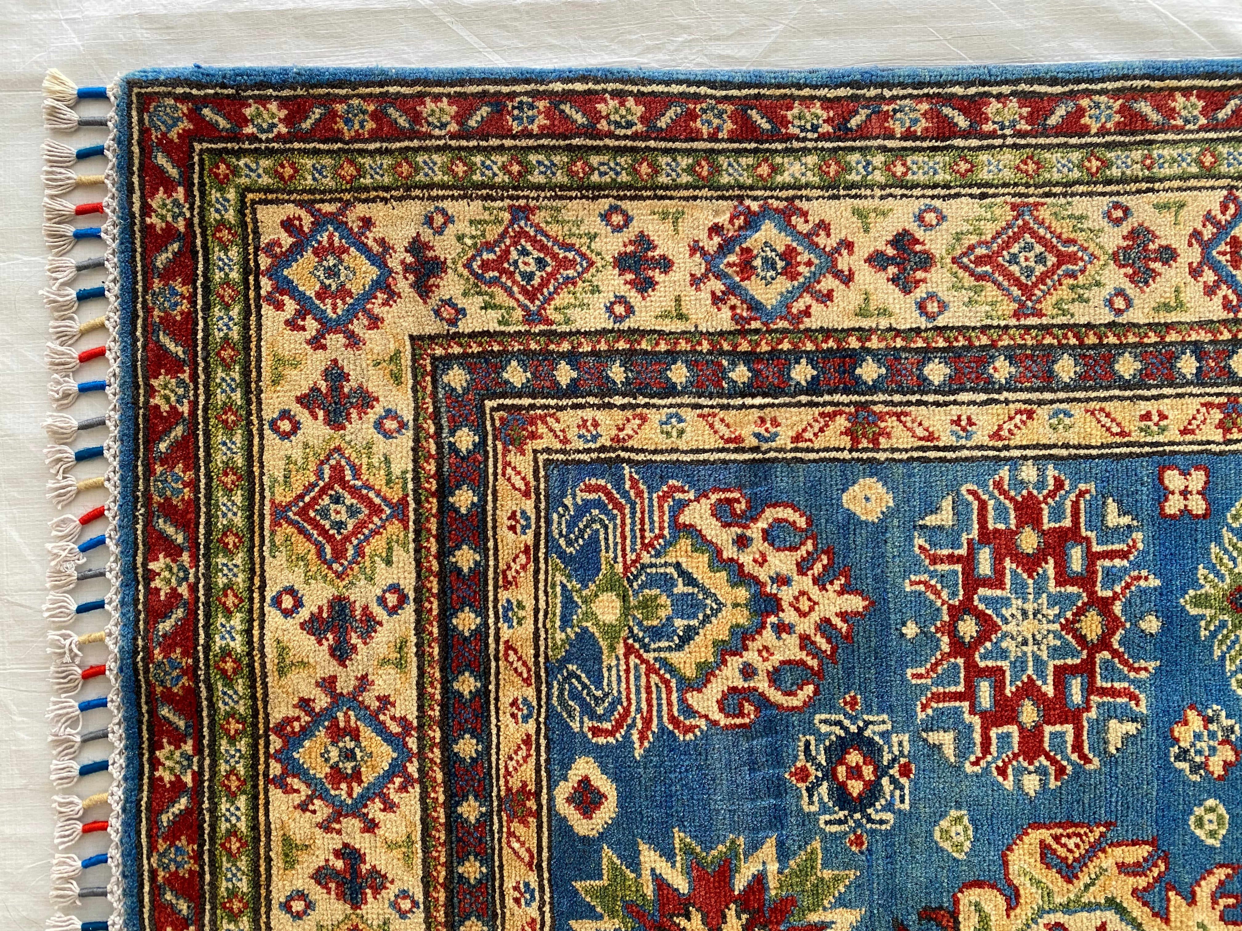 Afghani Rug 4x6 size range tribal Red laid flat