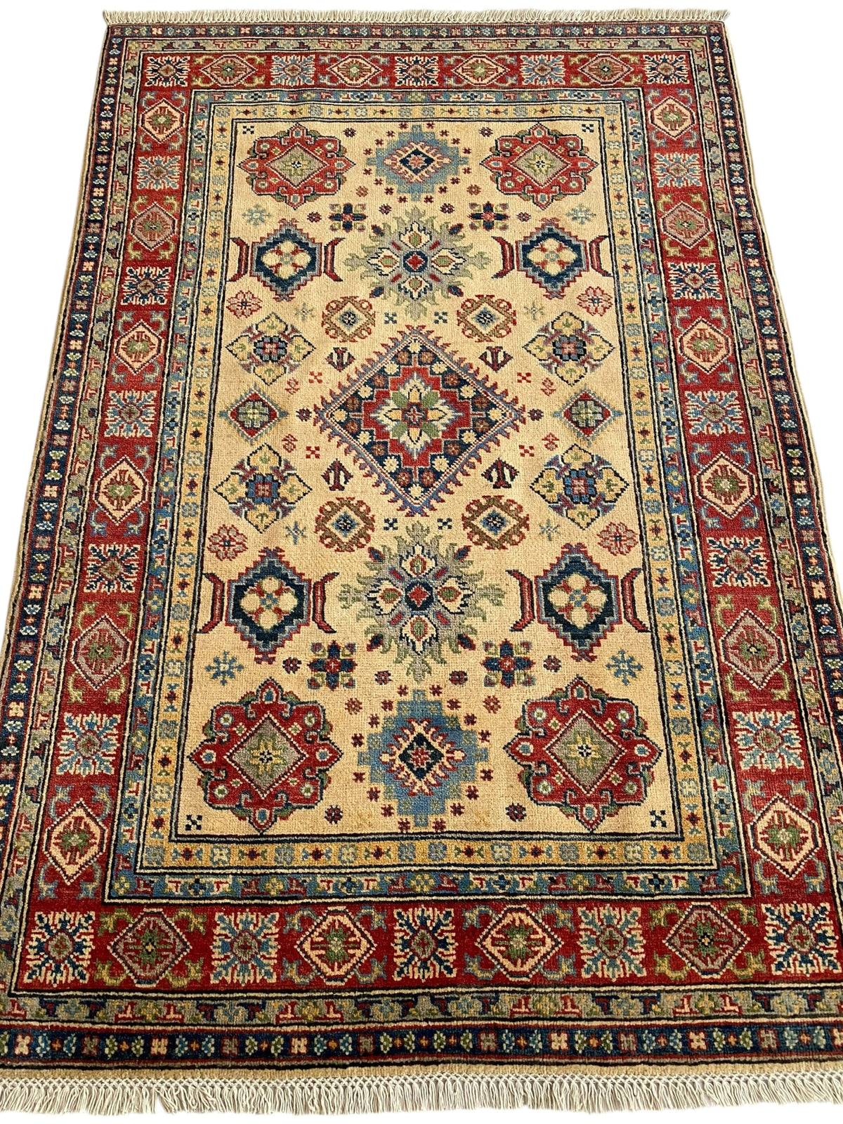 Afghani Rug 4x6 size range tribal laid flat