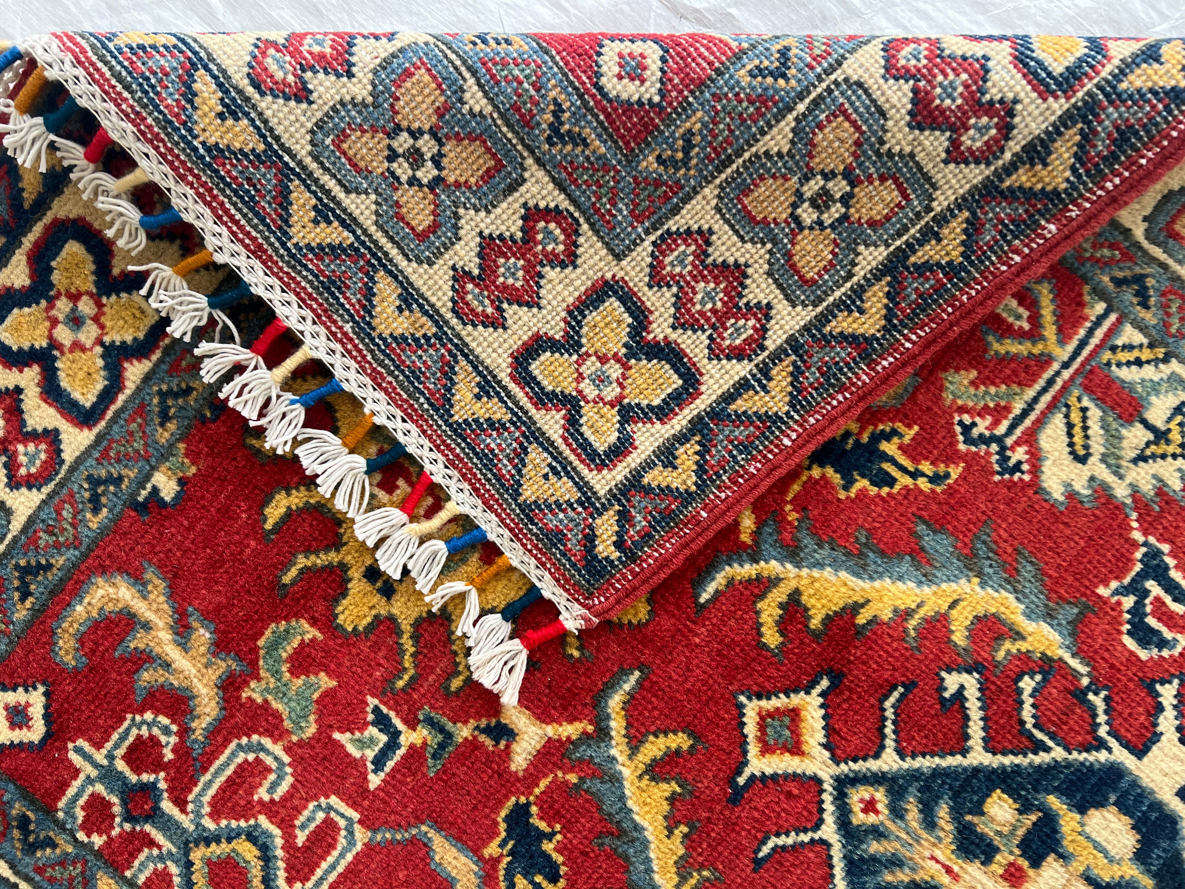 Afghani Rug 3x4 size range tribal laid flat