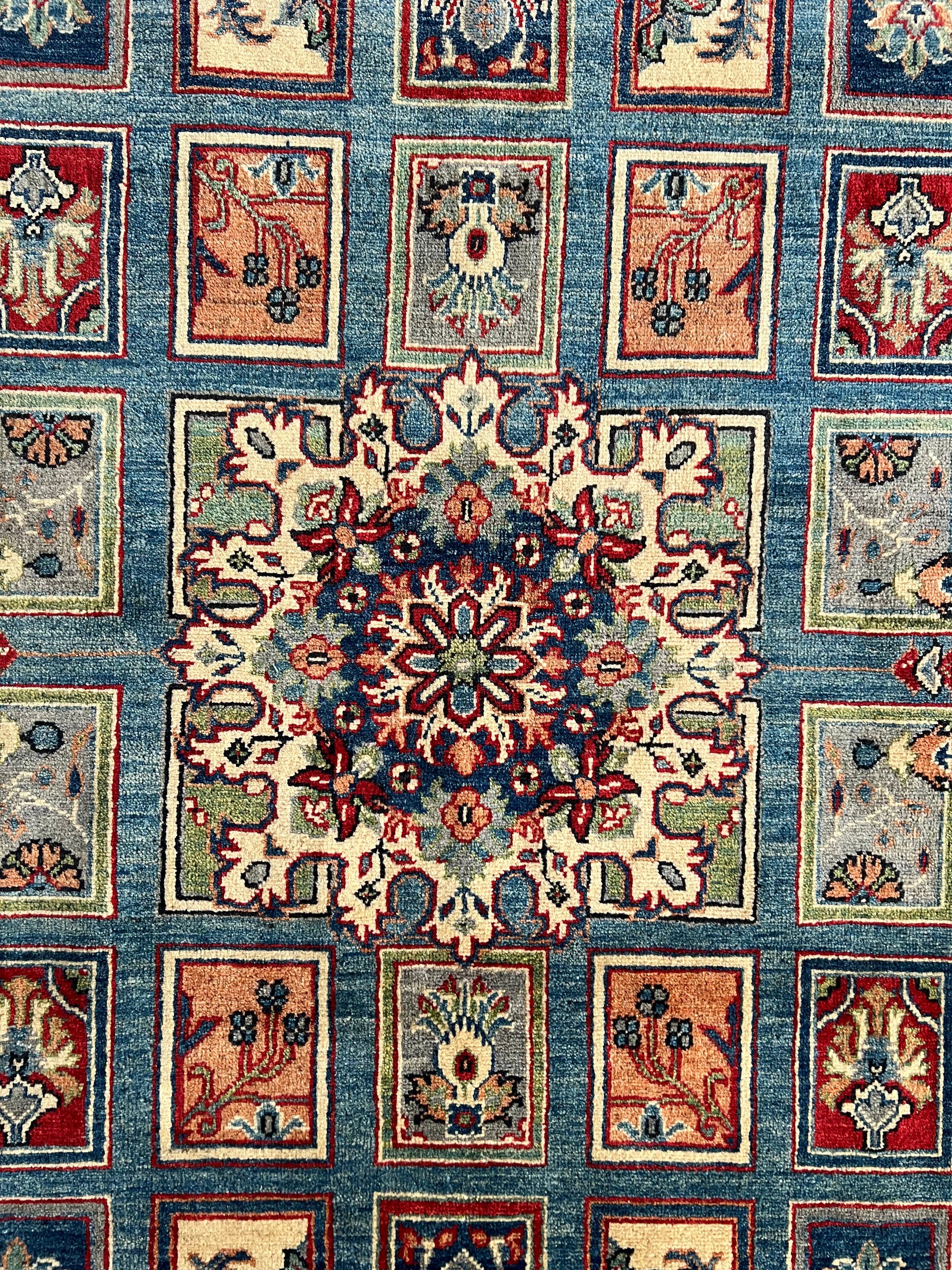 Afghani Rug 7x10 size range tribal laid flat