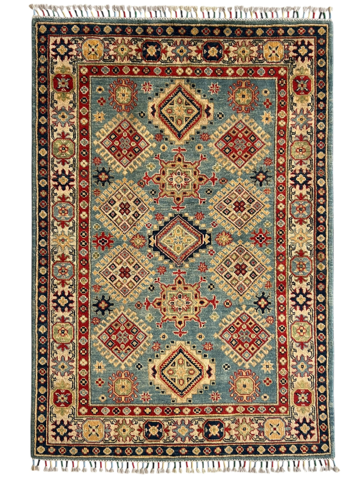 Afghani Rug 4x6 size range tribal laid flat
