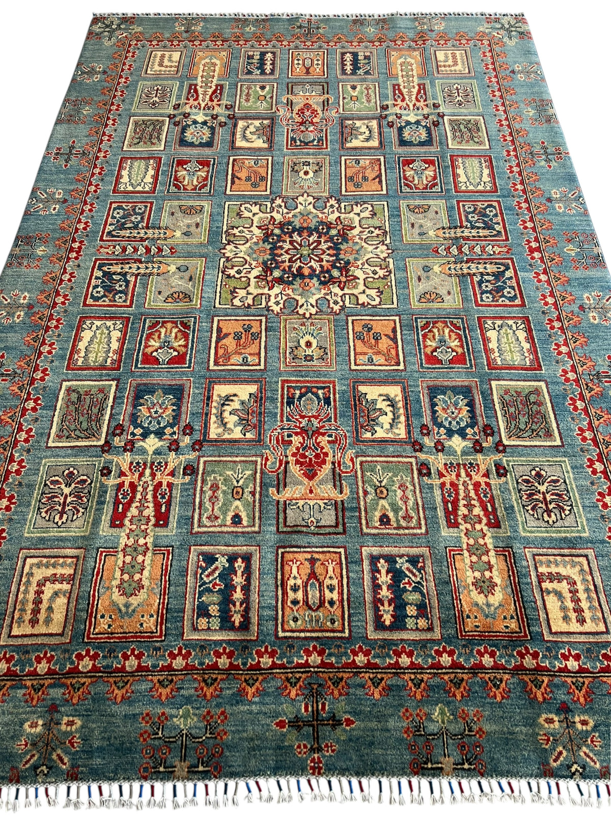 Afghani Rug 7x10 size range tribal laid flat