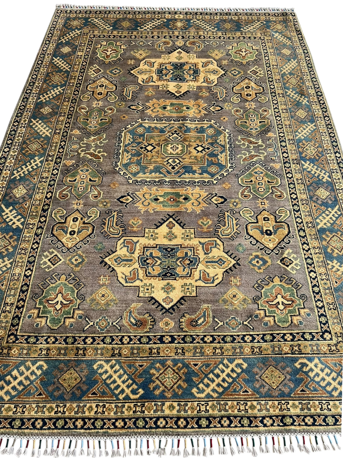 Afghani Rug 6x9 size range tribal laid flat