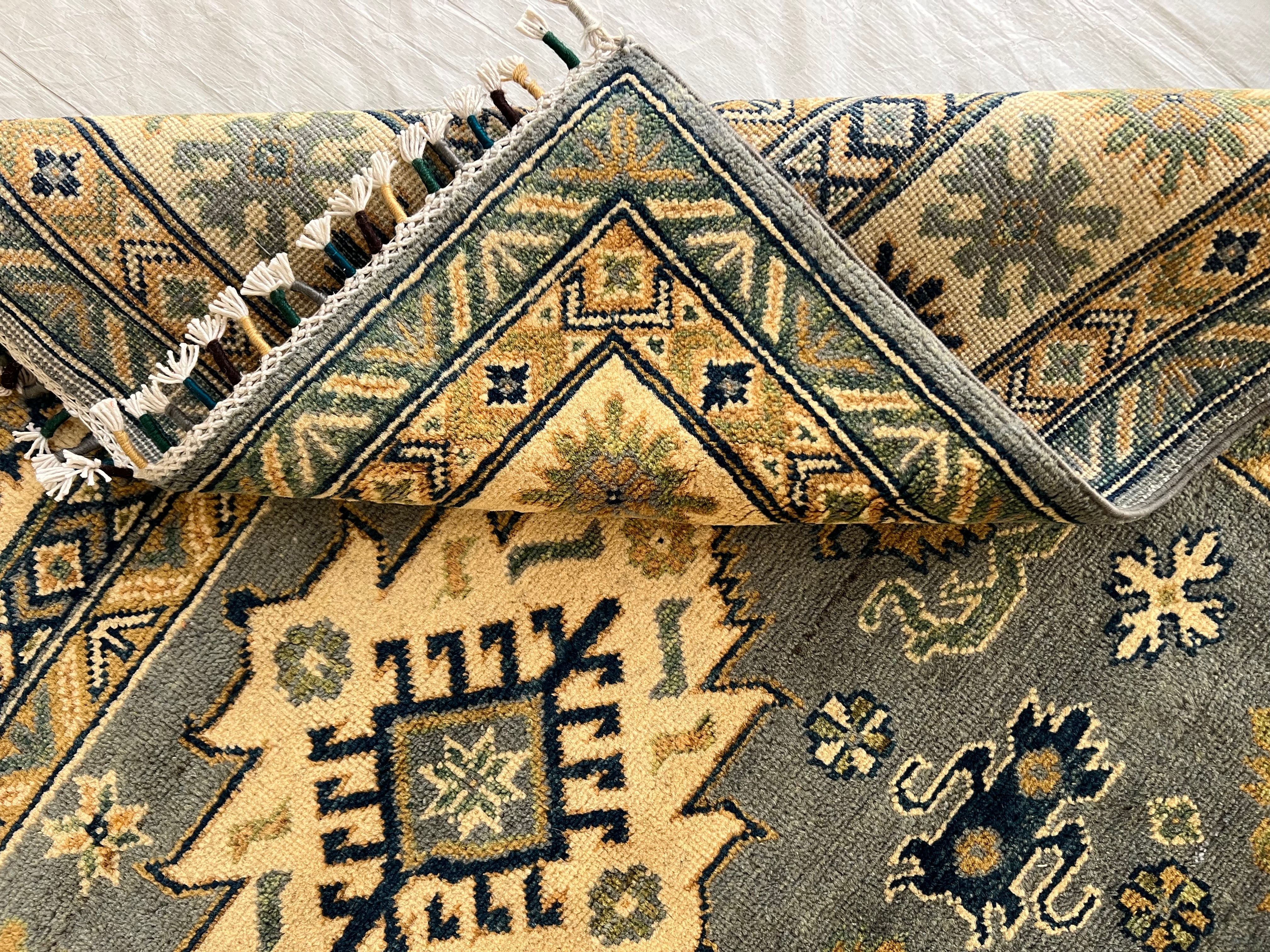 Afghani Rug 5x8 size range tribal laid flat