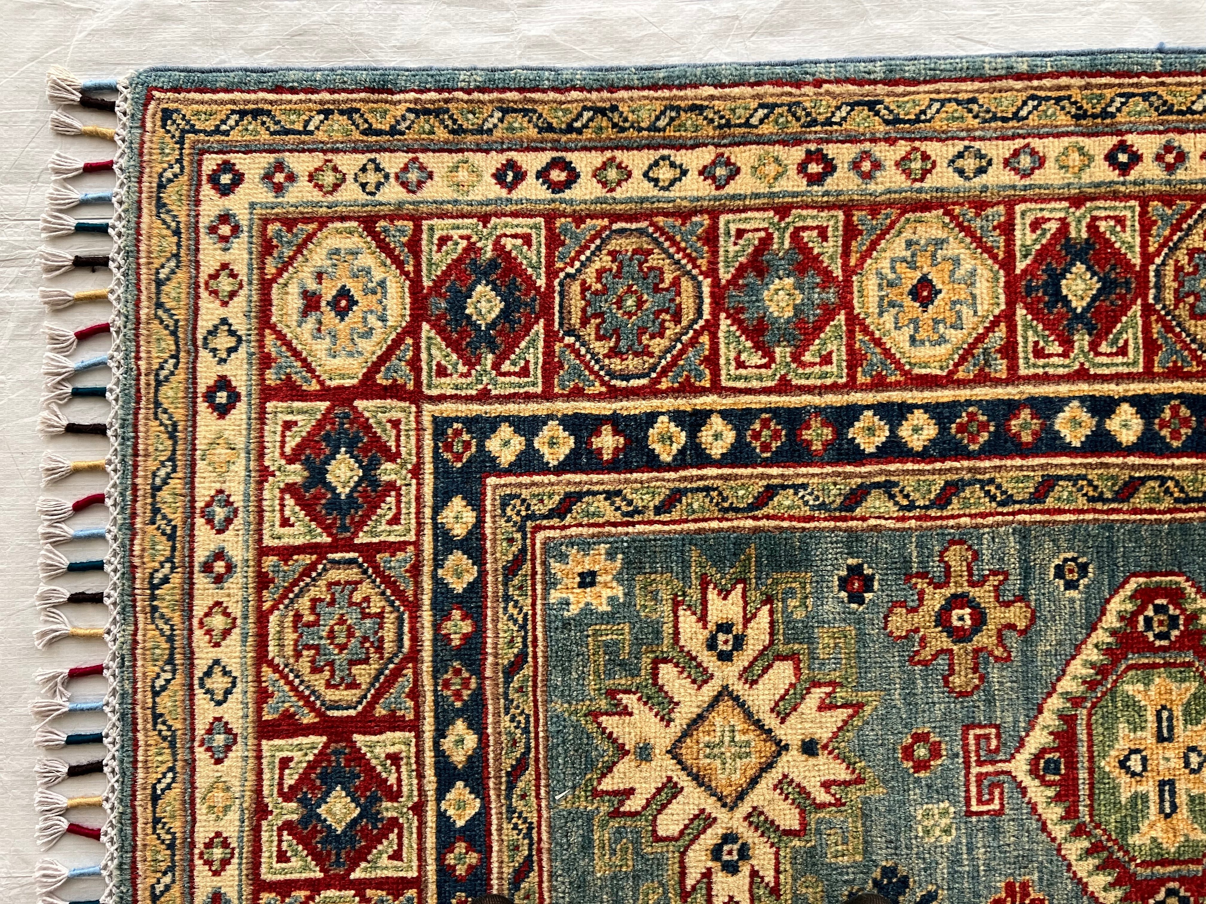 Afghani Rug 5x8 size range tribal laid flat