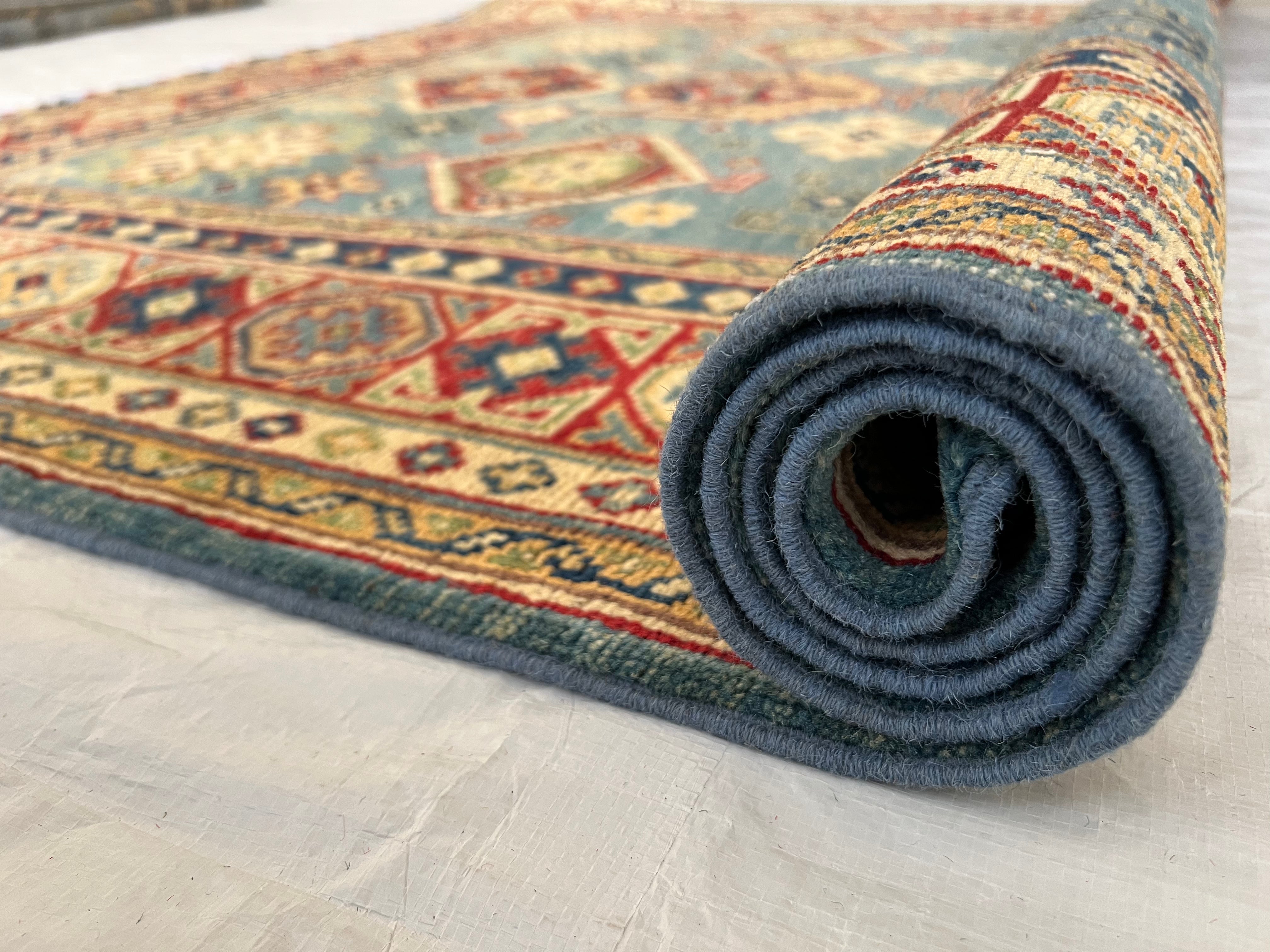 Afghani Rug 5x8 size range tribal laid flat