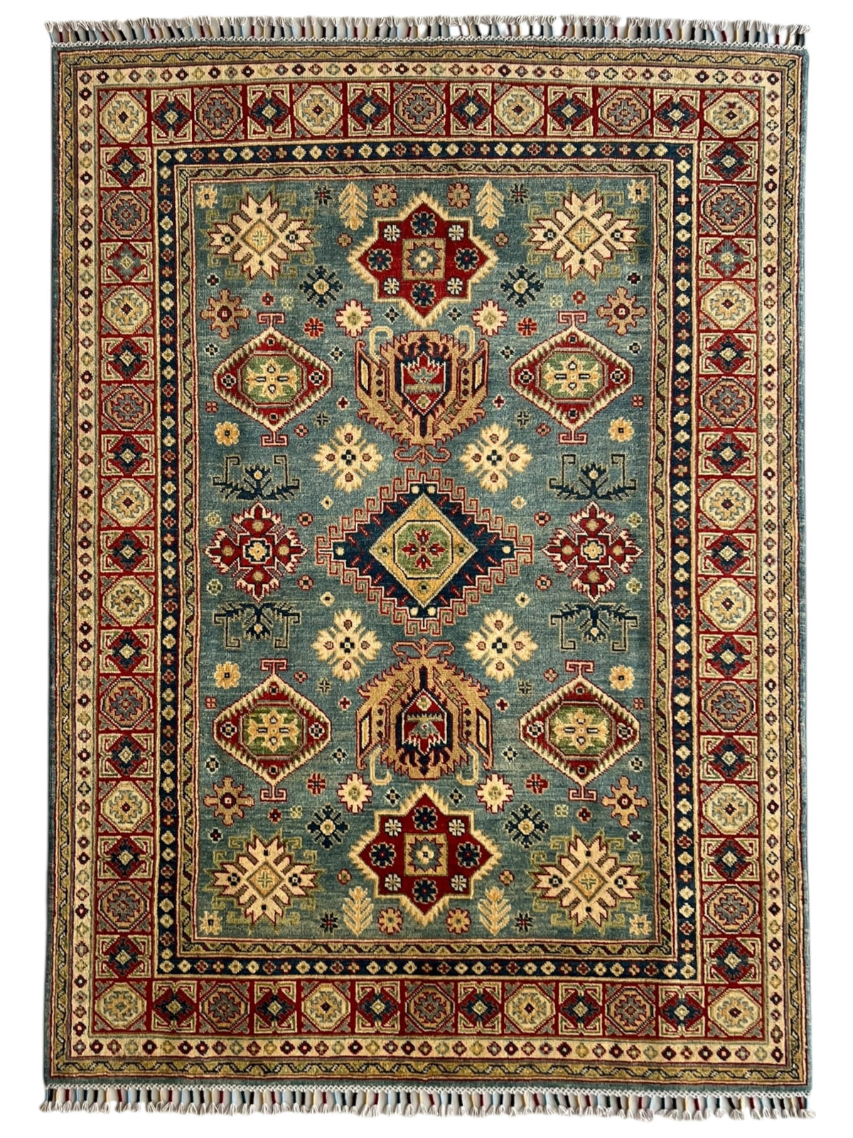 Afghani Rug 5x8 size range tribal laid flat