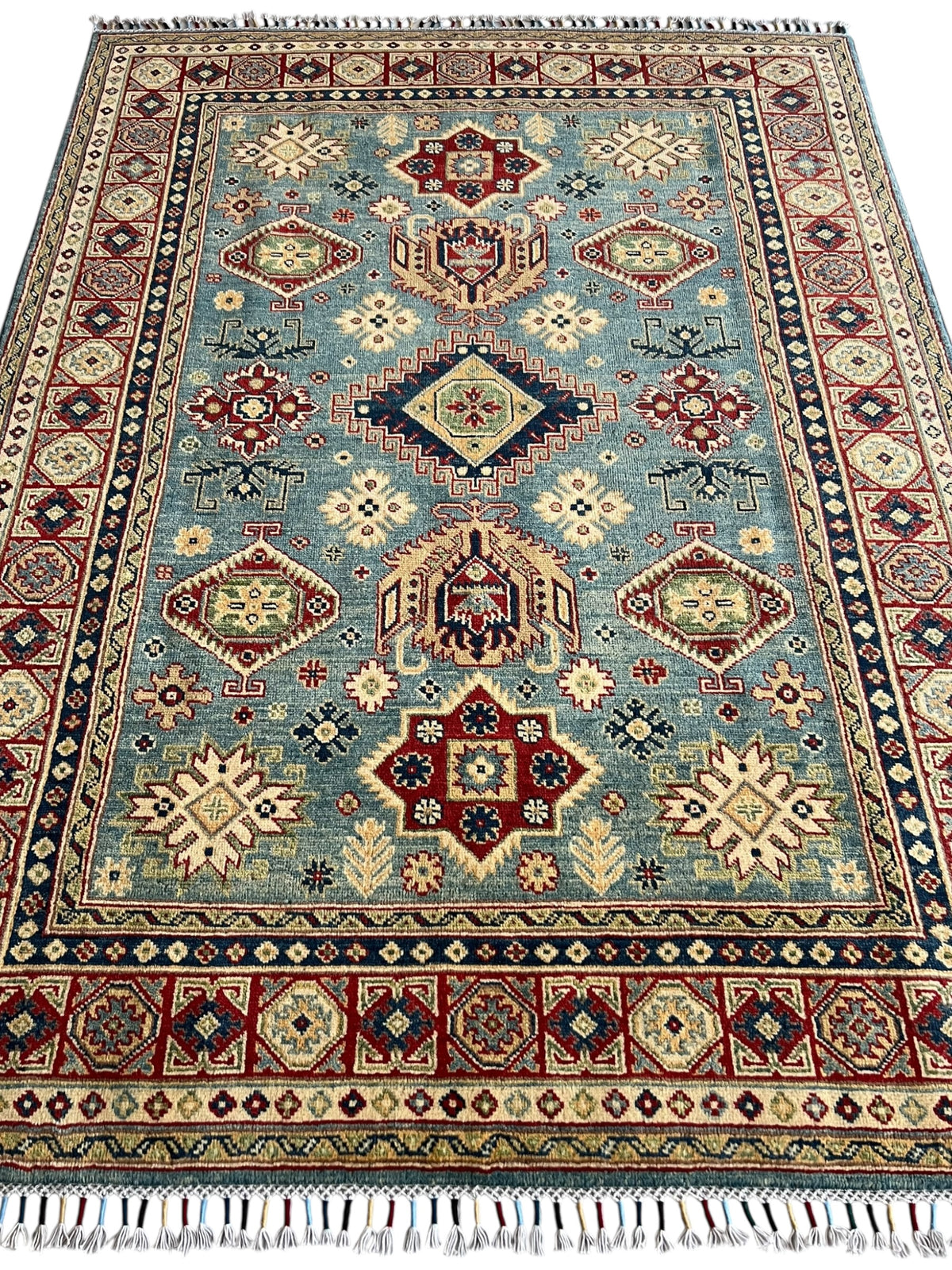 Afghani Rug 5x8 size range tribal laid flat
