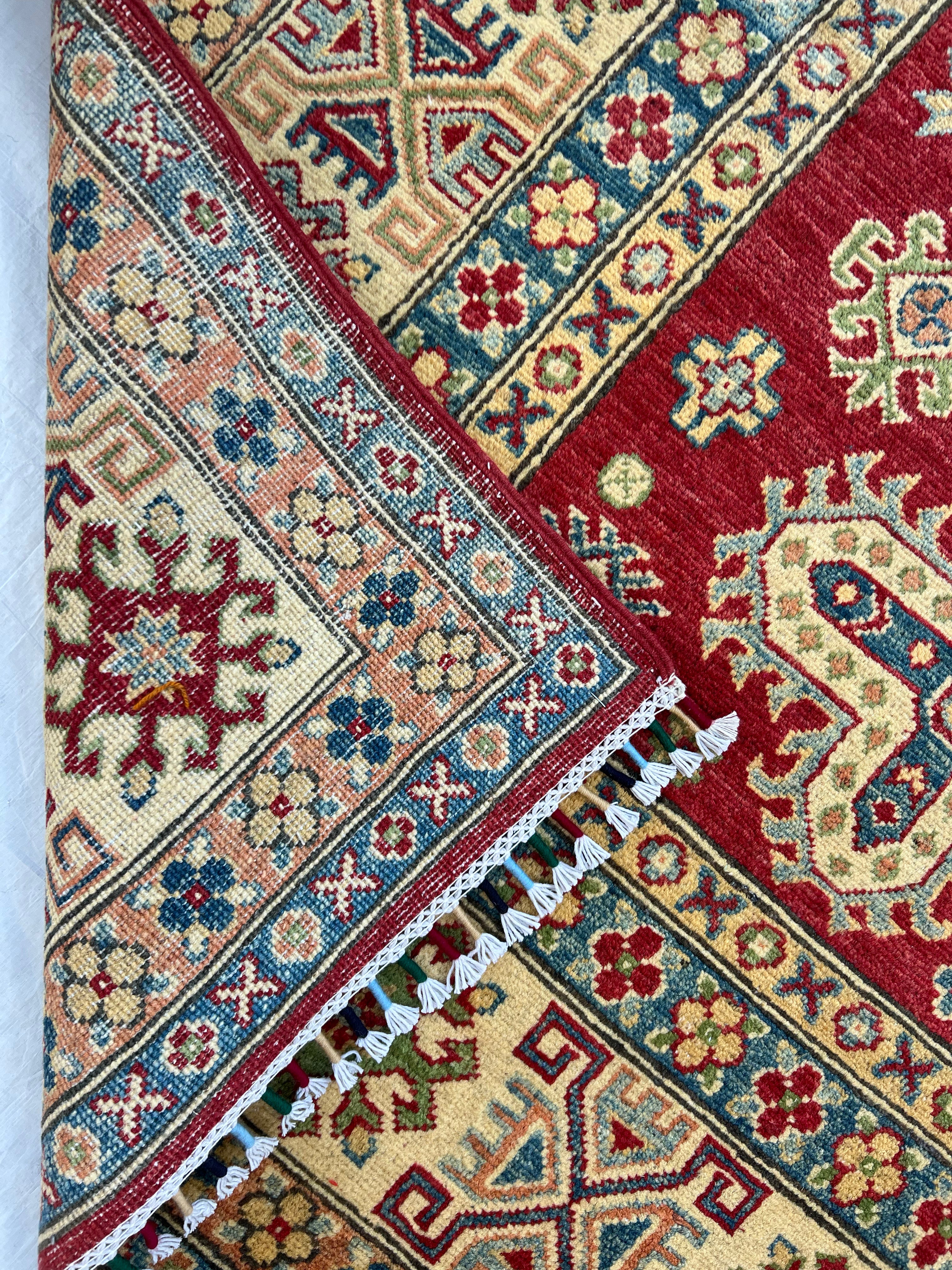 Afghani Rug 9x12 size range tribal laid flat