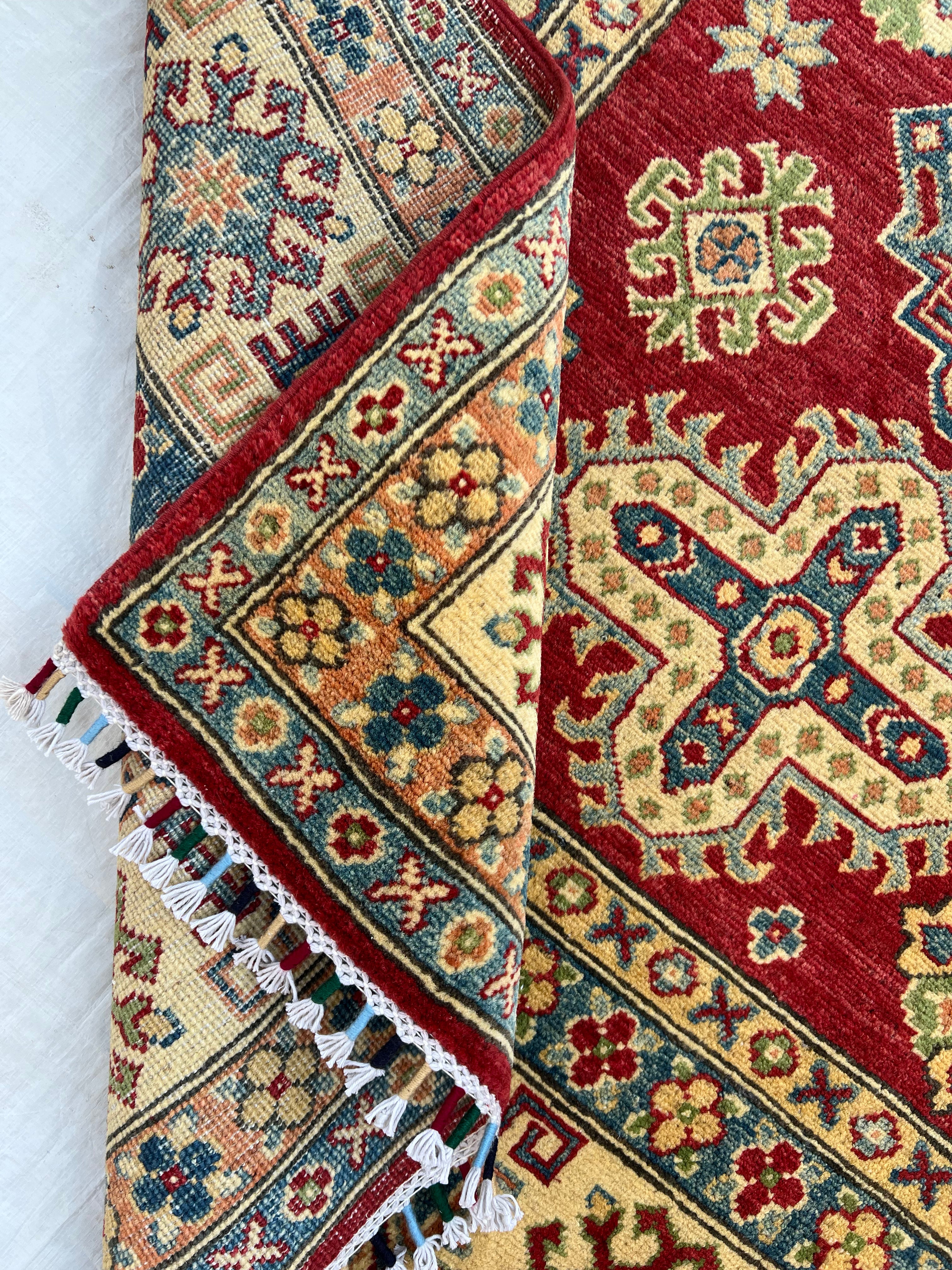 Afghani Rug 9x12 size range tribal laid flat