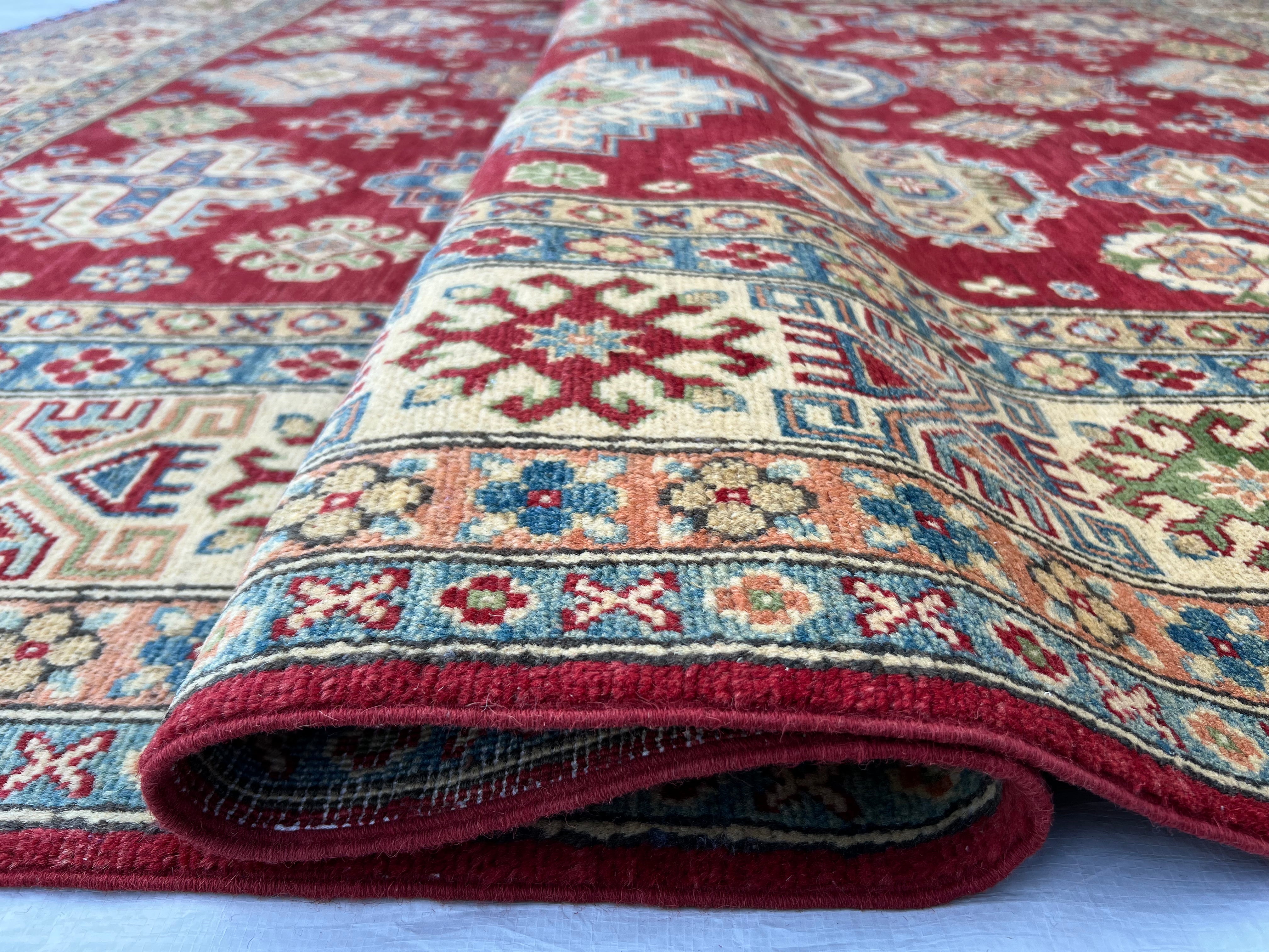 Afghani Rug 9x12 size range tribal laid flat