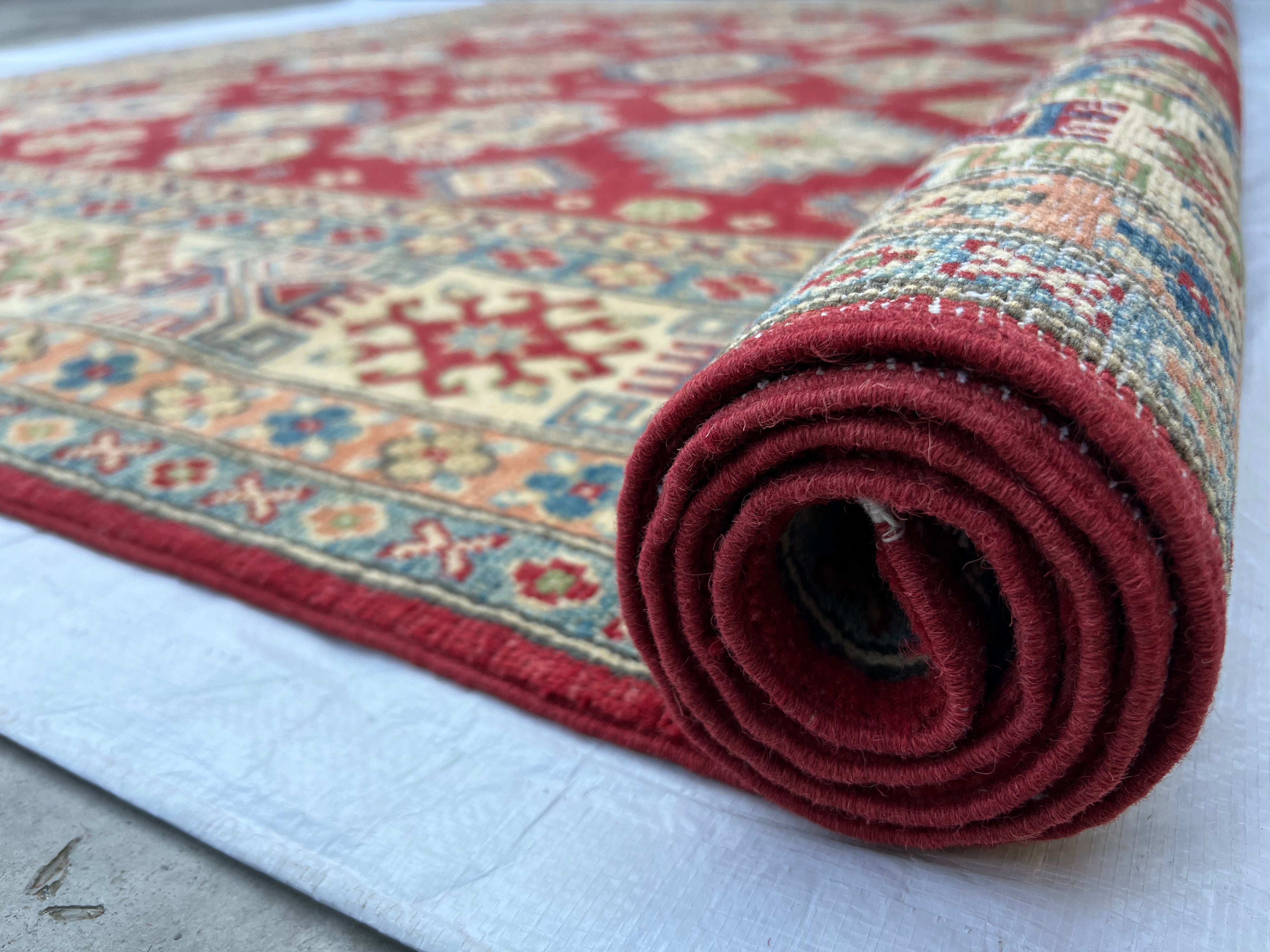 Afghani Rug 9x12 size range tribal laid flat
