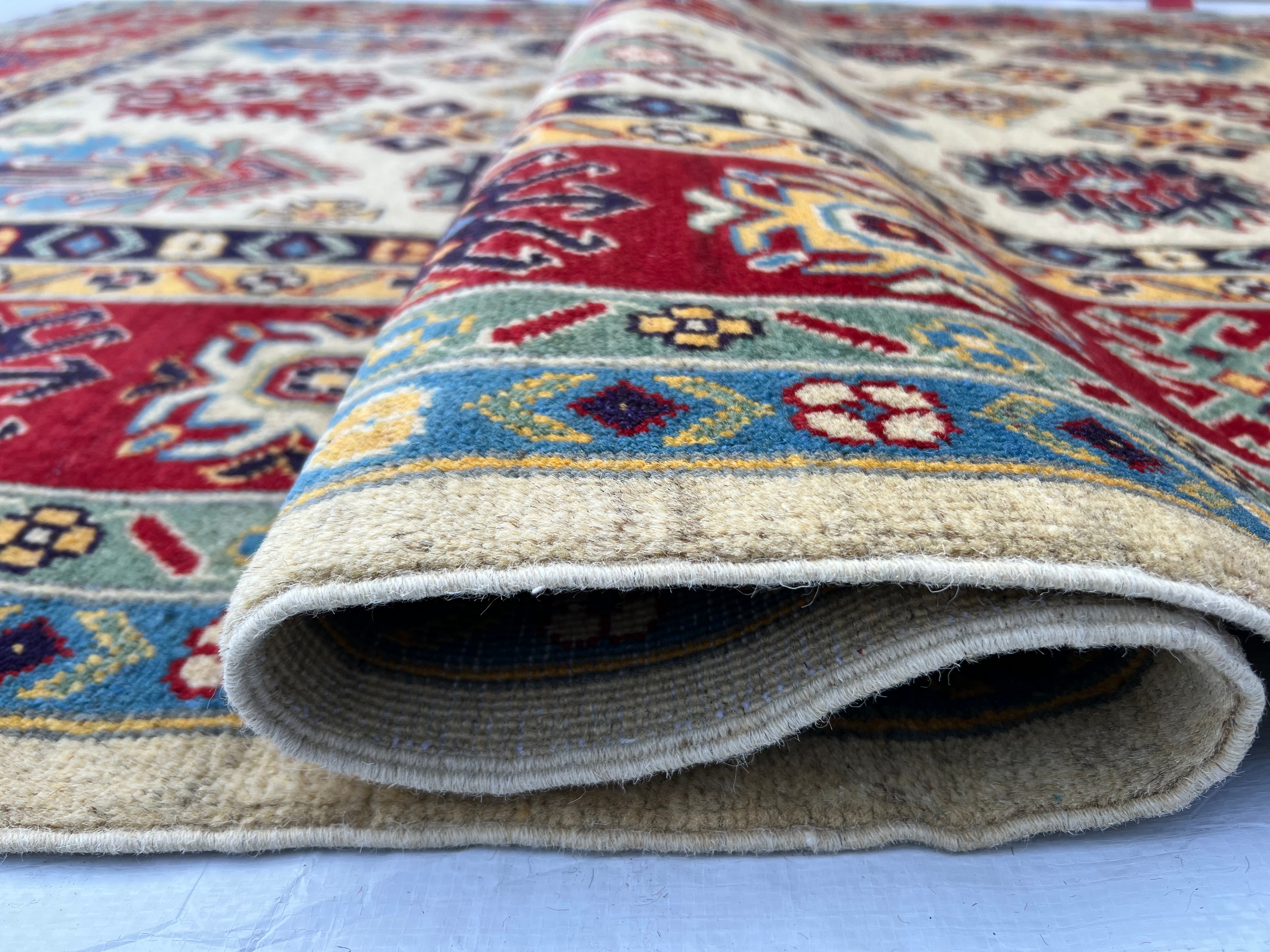 Afghani Rug 7x10 size range tribal laid flat