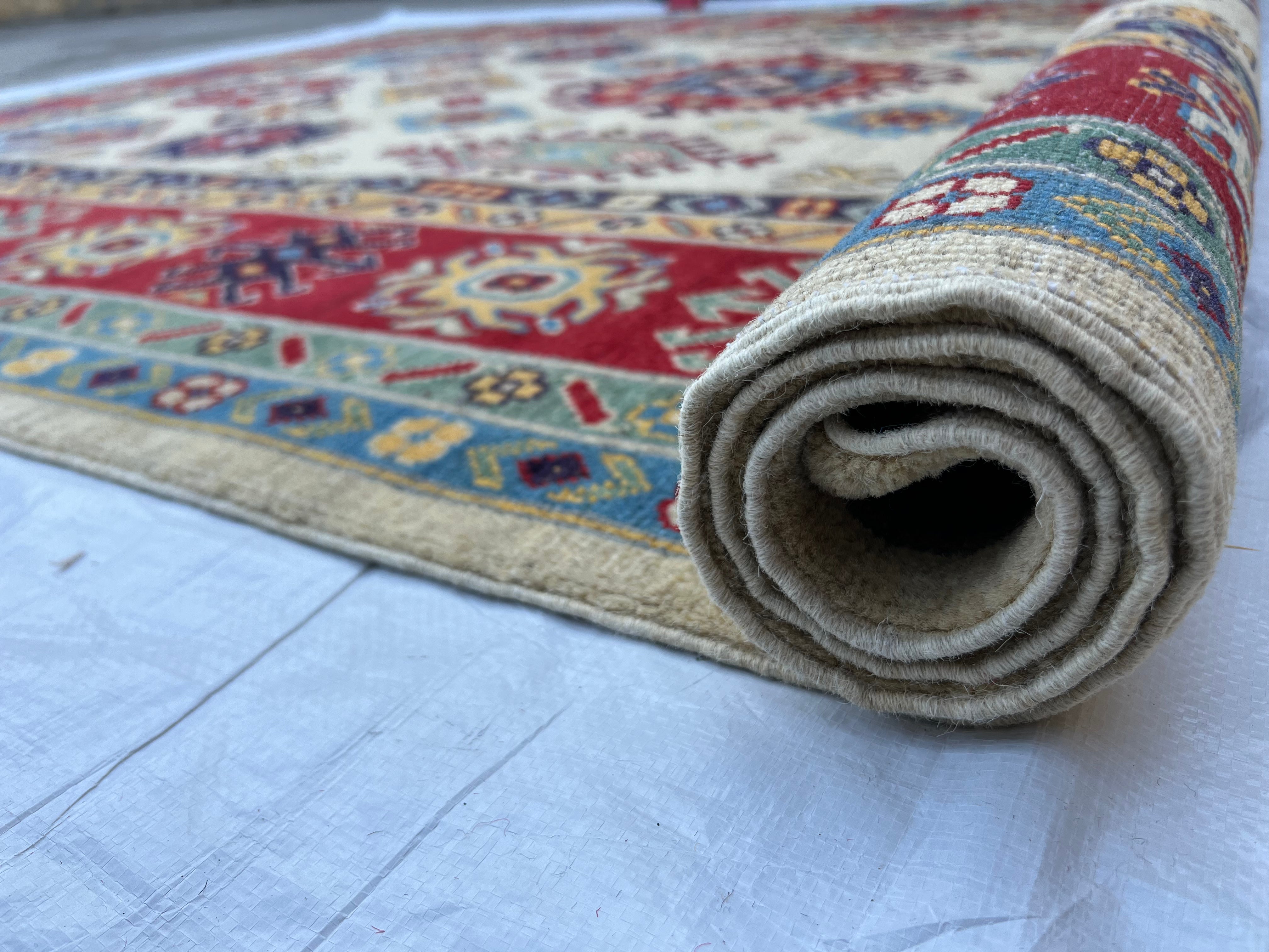 Afghani Rug 7x10 size range tribal laid flat
