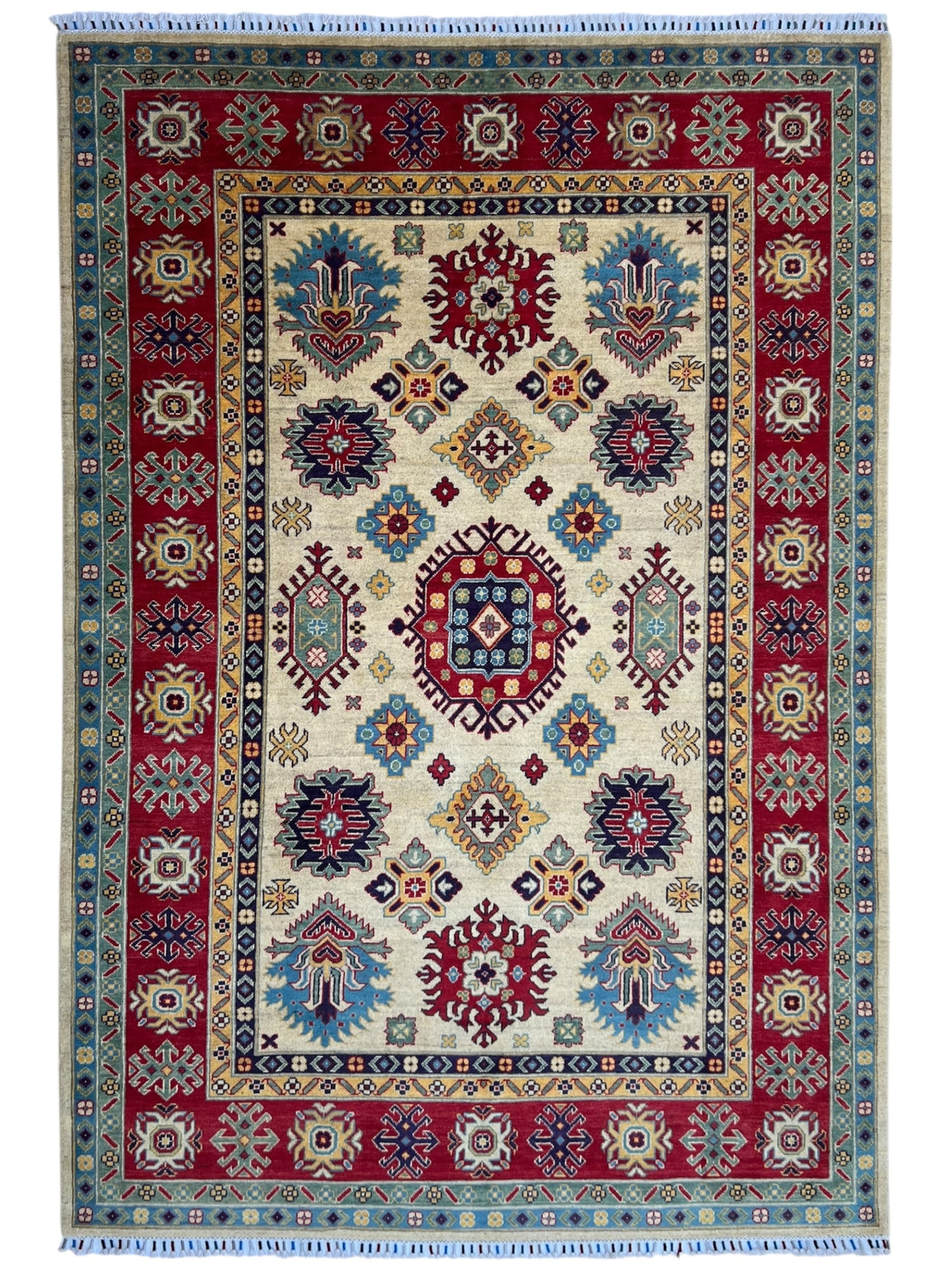 Afghani Rug 7x10 size range tribal laid flat