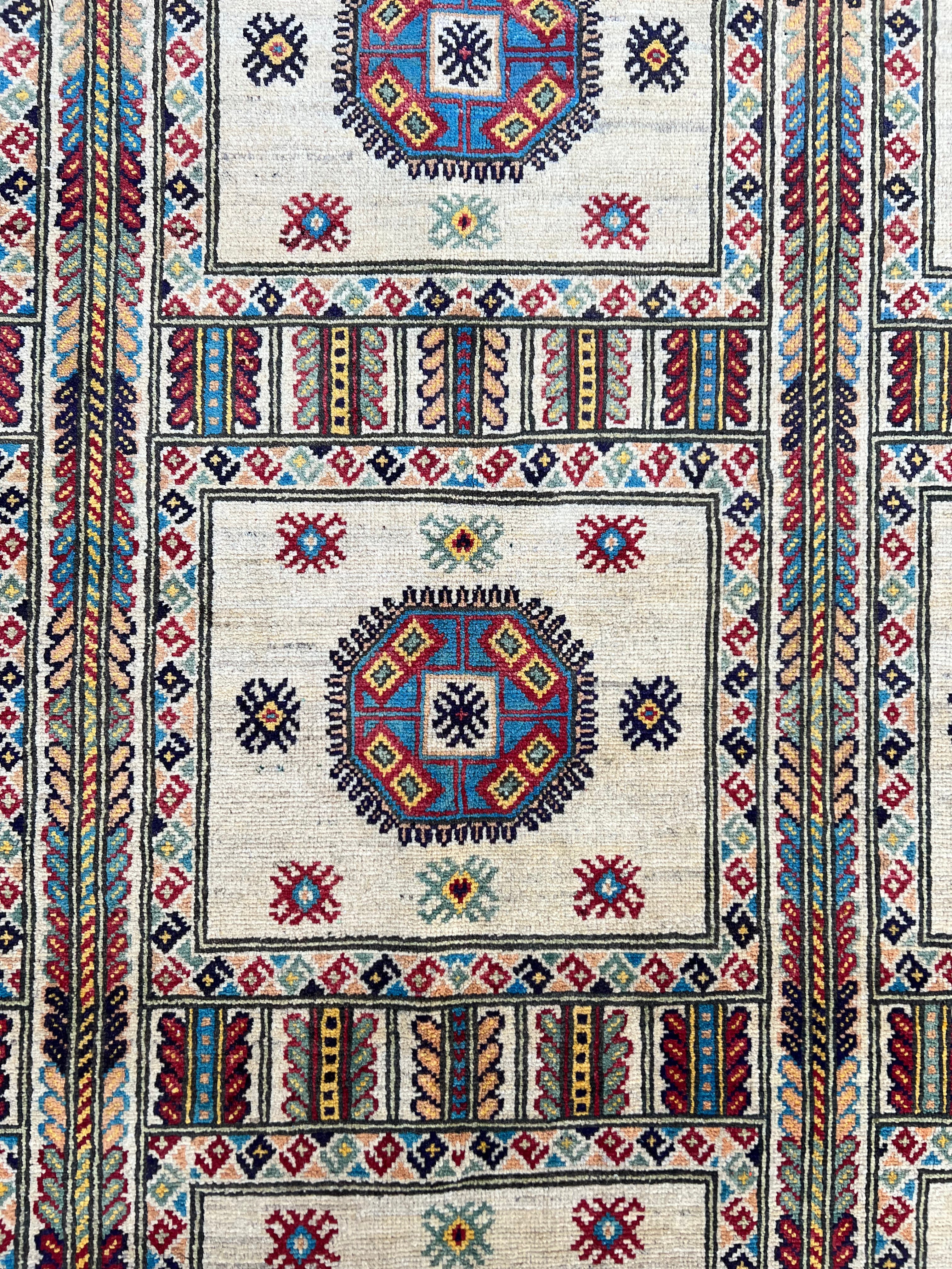Afghani Rug 8x11 size range tribal laid flat