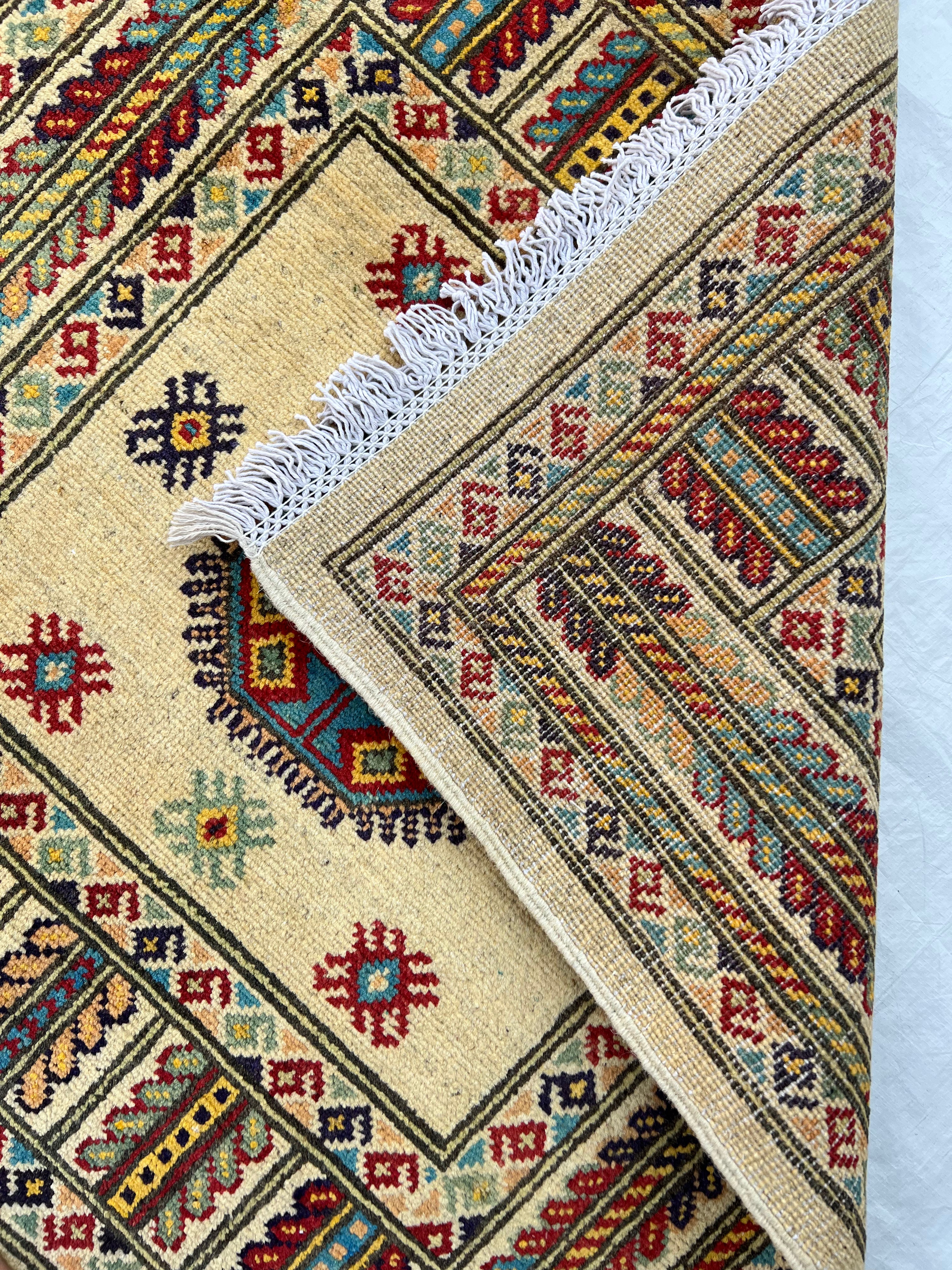 Afghani Rug 8x11 size range tribal laid flat