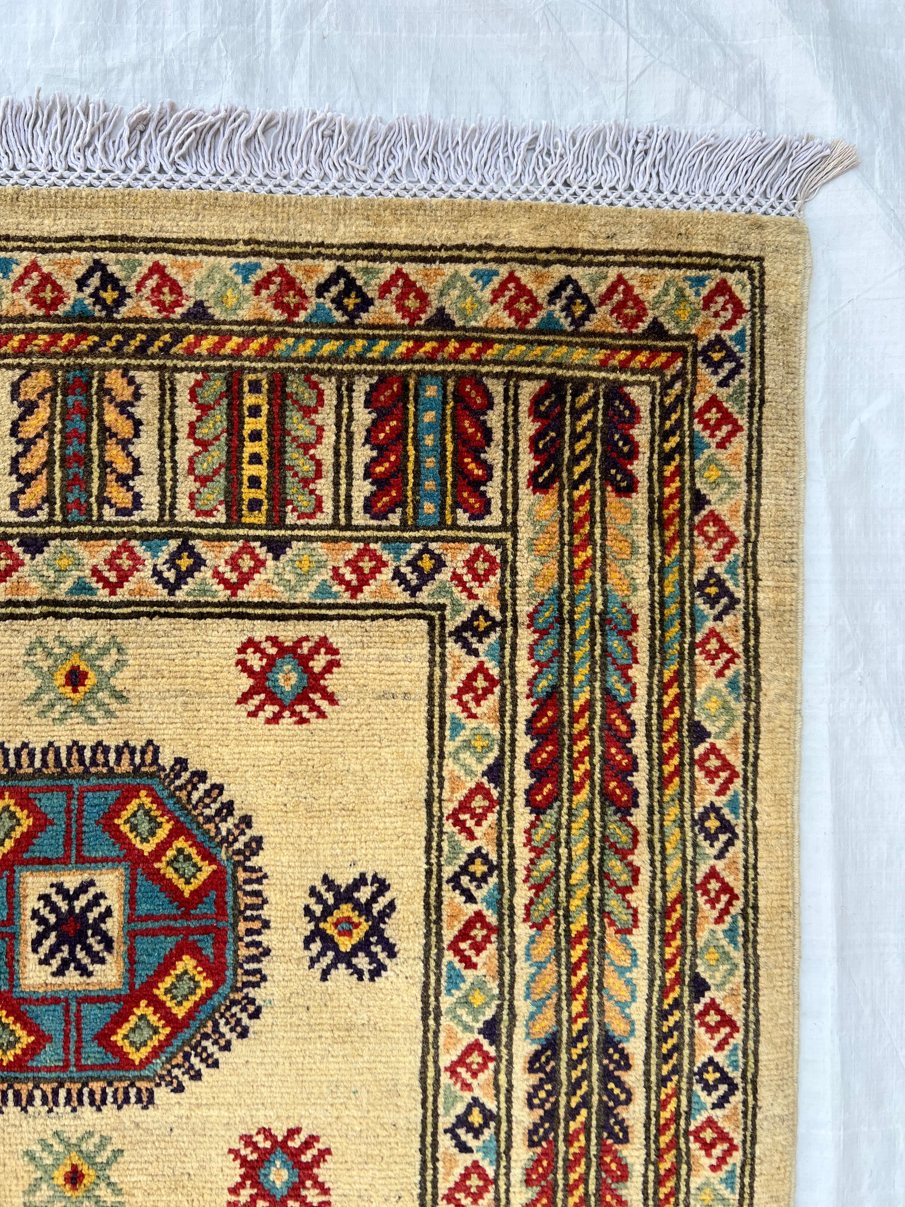 Afghani Rug 8x11 size range tribal laid flat