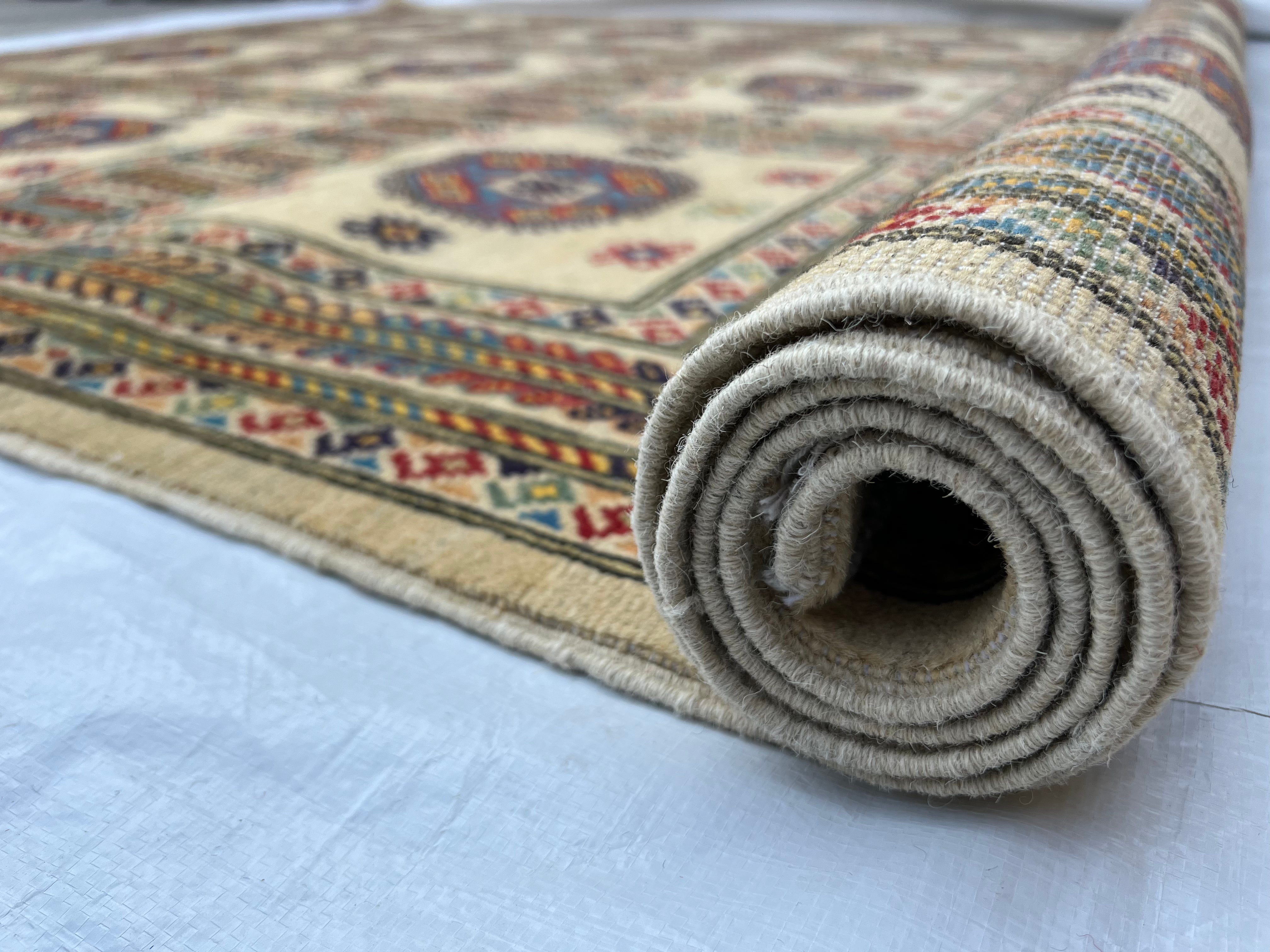Afghani Rug 8x11 size range tribal laid flat