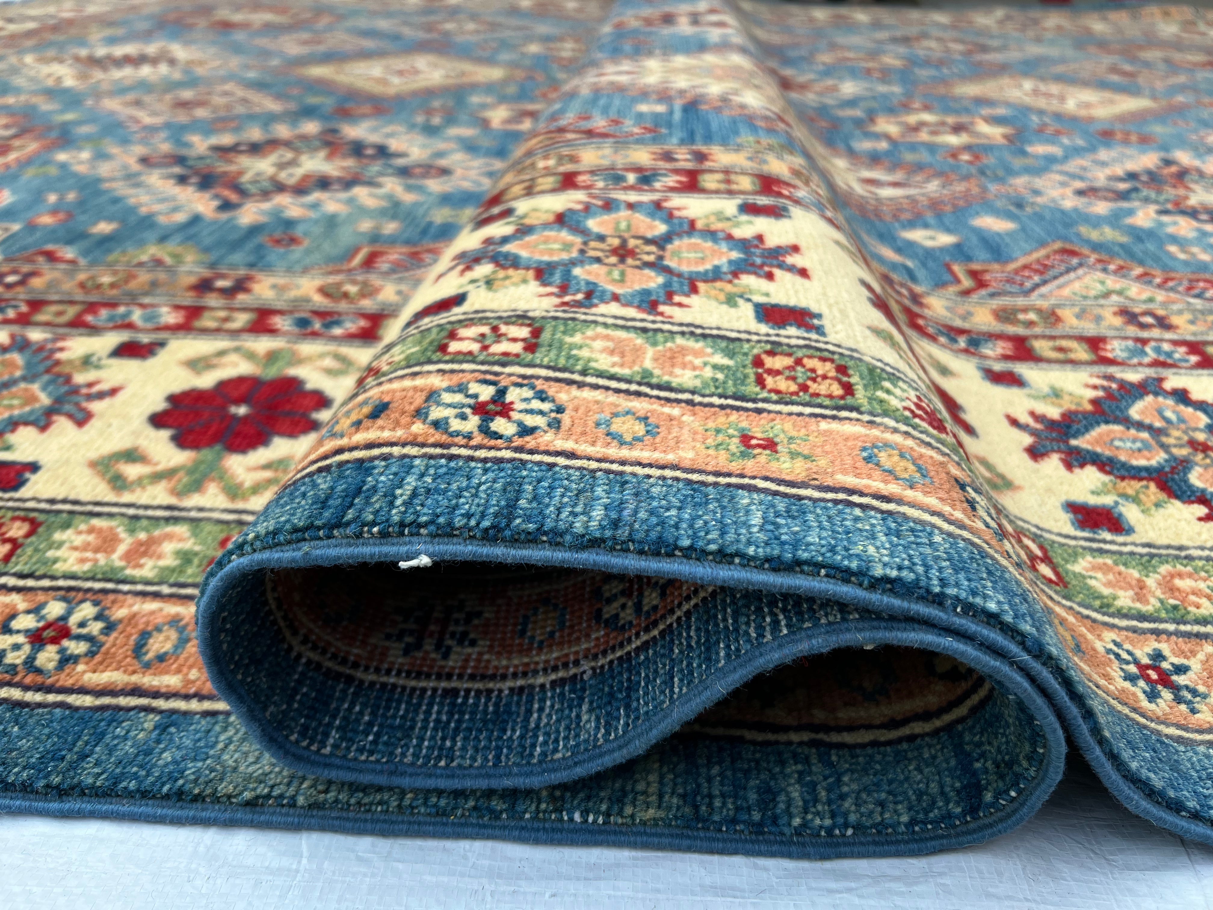 Afghani Rug 9x12 size range tribal laid flat
